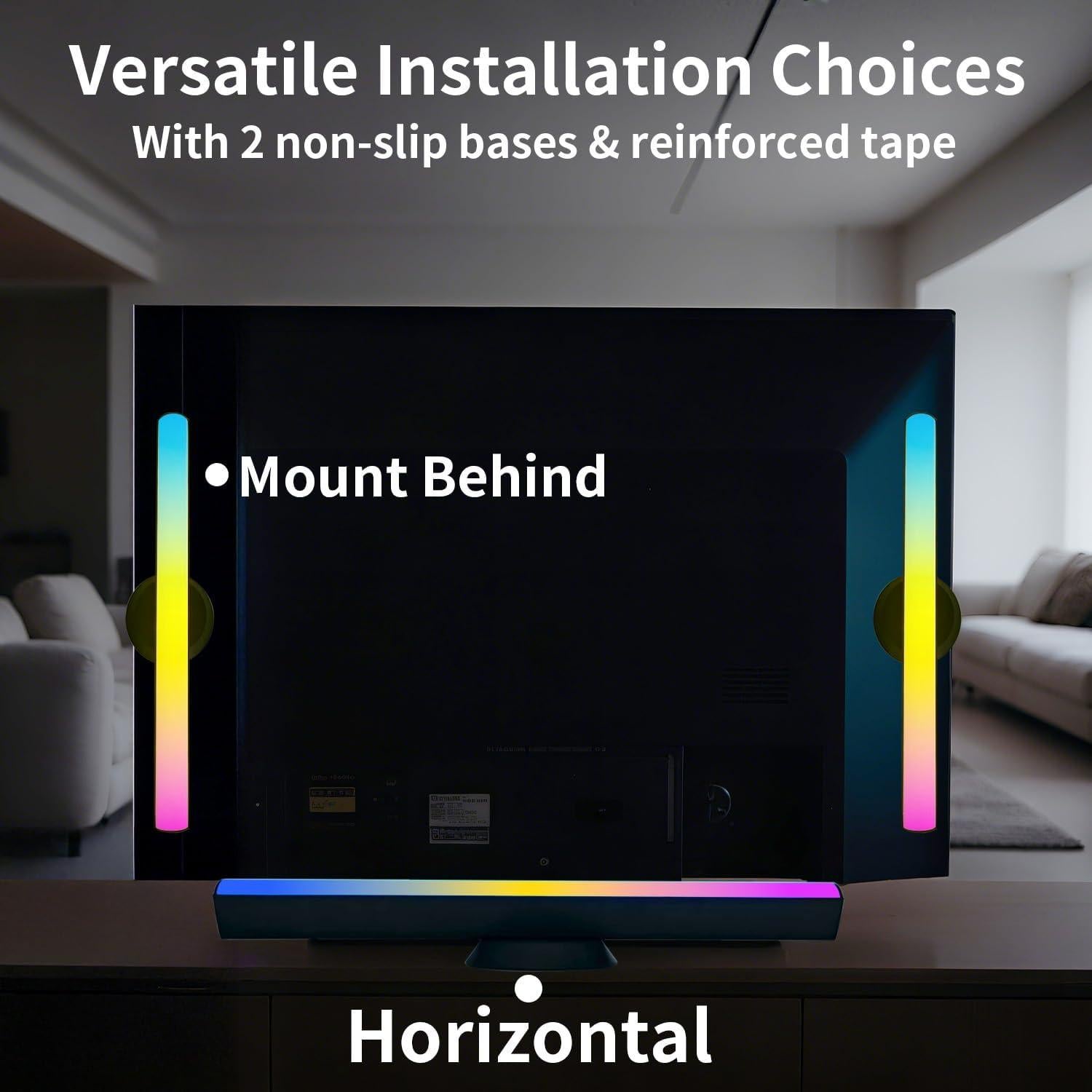 Barras de Luz RGB GDSZBYSM con Sincronización Musical 50 LEDs