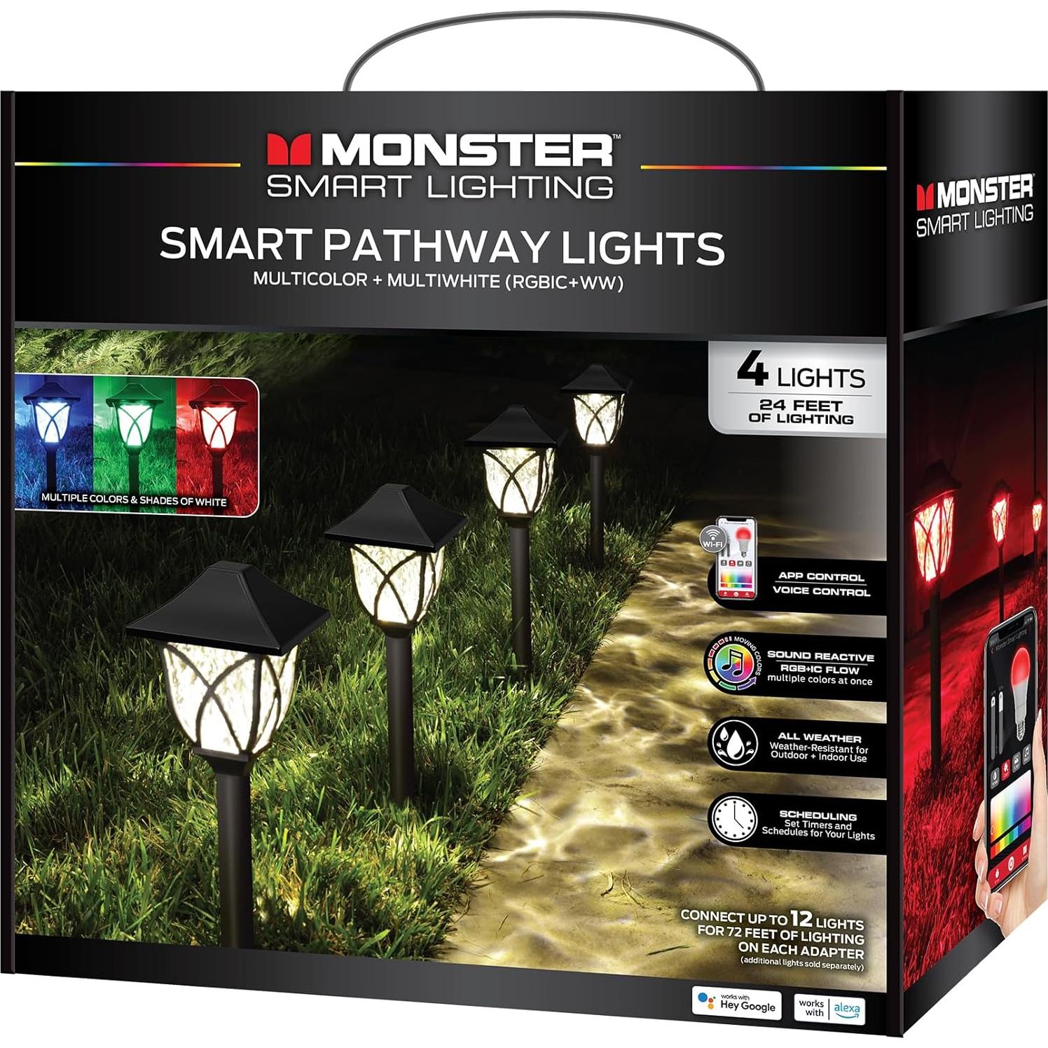 Luces de Camino LED Monster Smart RGB+IC+WW IP44 - Control Voz