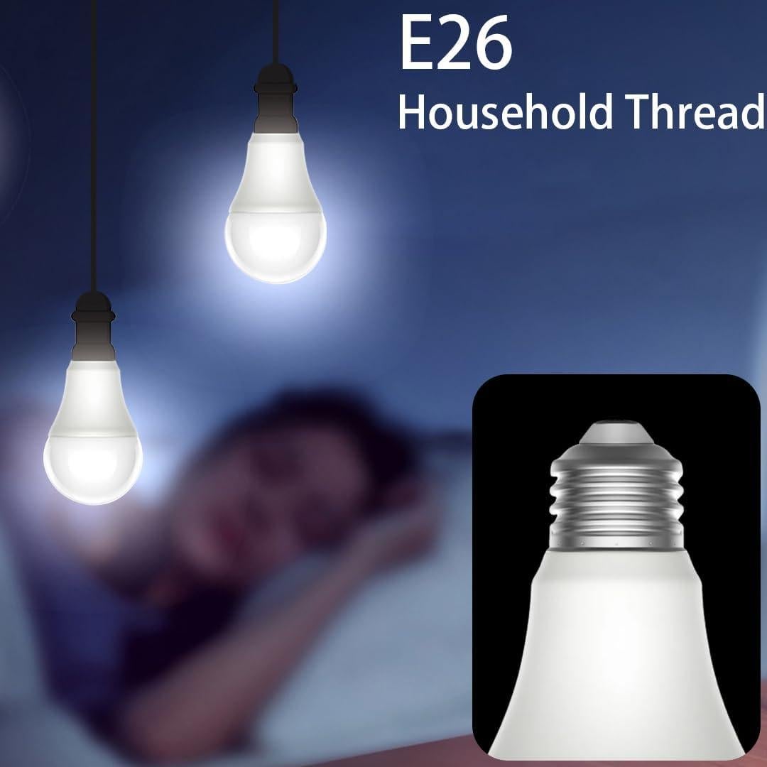 Bombillas LED Inteligentes A19 E26 9W RGB con Control BT - Paquete de 4