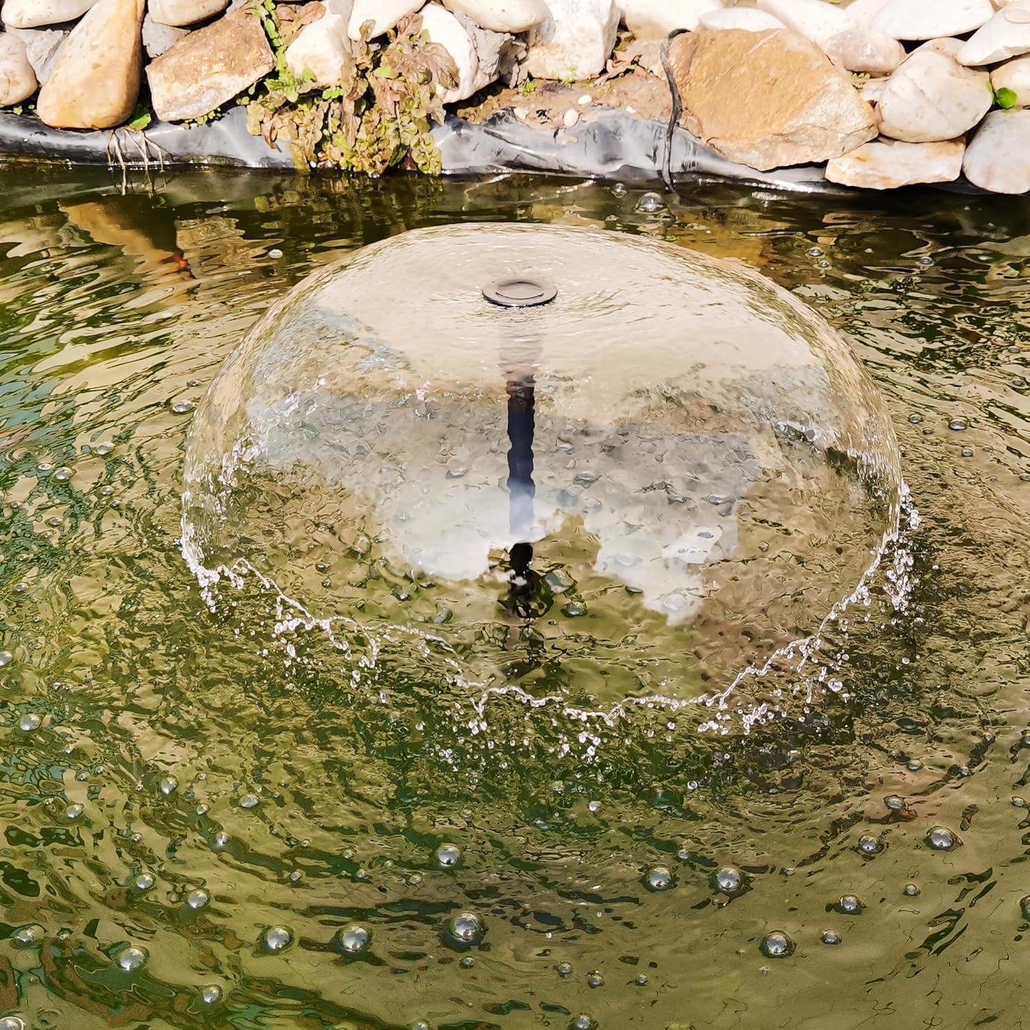 Bomba de Agua Solar AEO 25W 370 L/h con Protección Seco