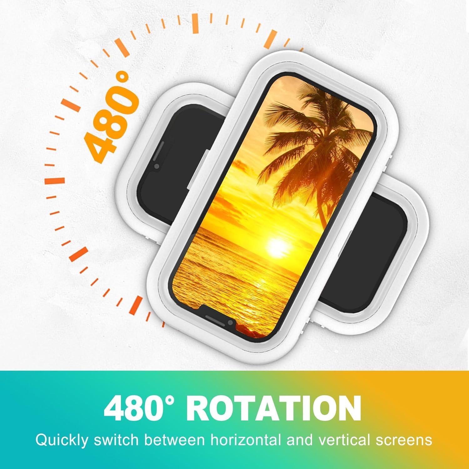 Soporte para Teléfono de Ducha Impermeable KornaDoz A63 4-7"