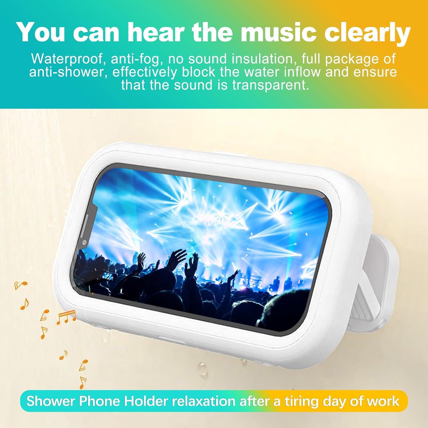 Soporte para Teléfono de Ducha Impermeable KornaDoz A63 4-7"