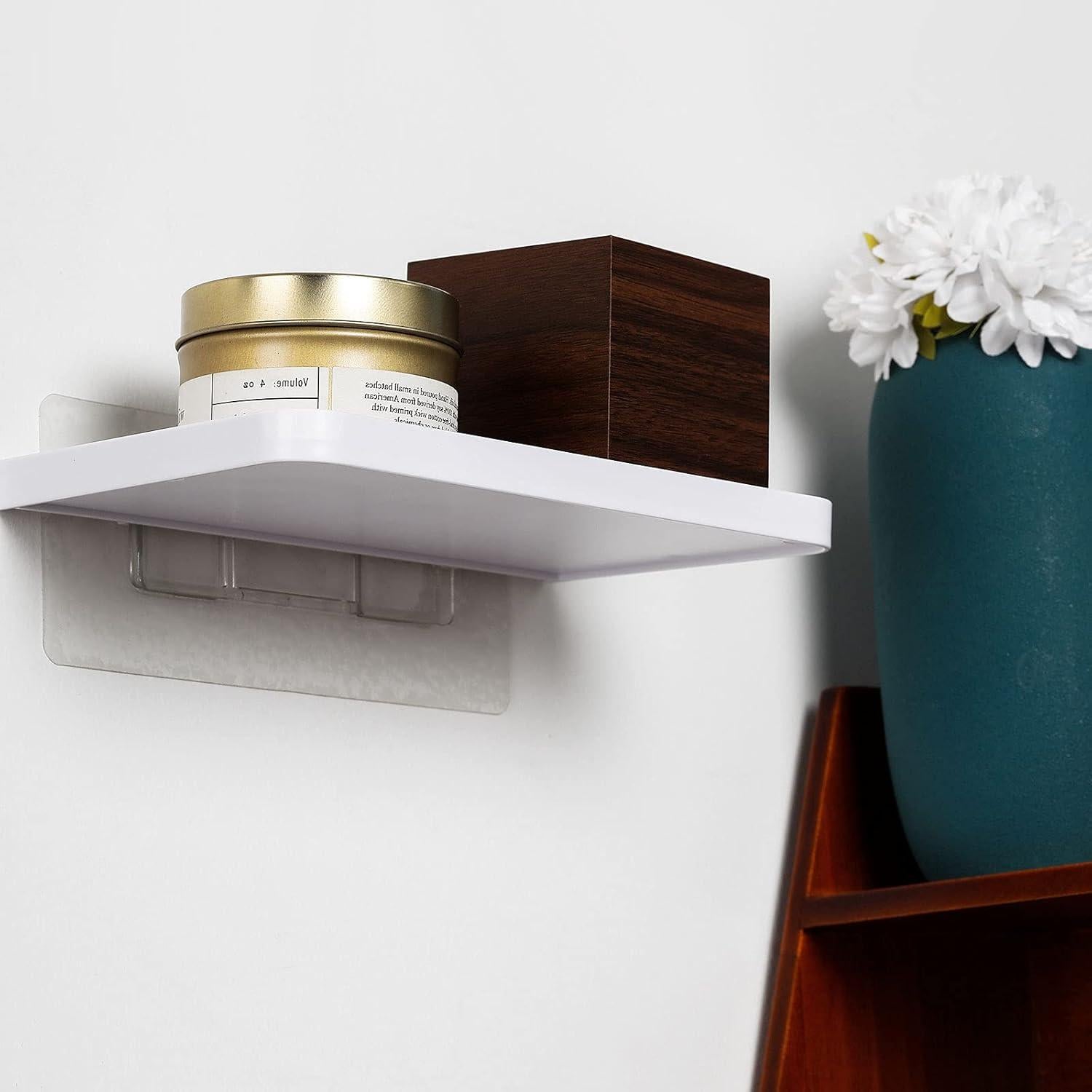 Soporte de Teléfono de Pared Adhesivo Chunful - 2 Piezas Blanco