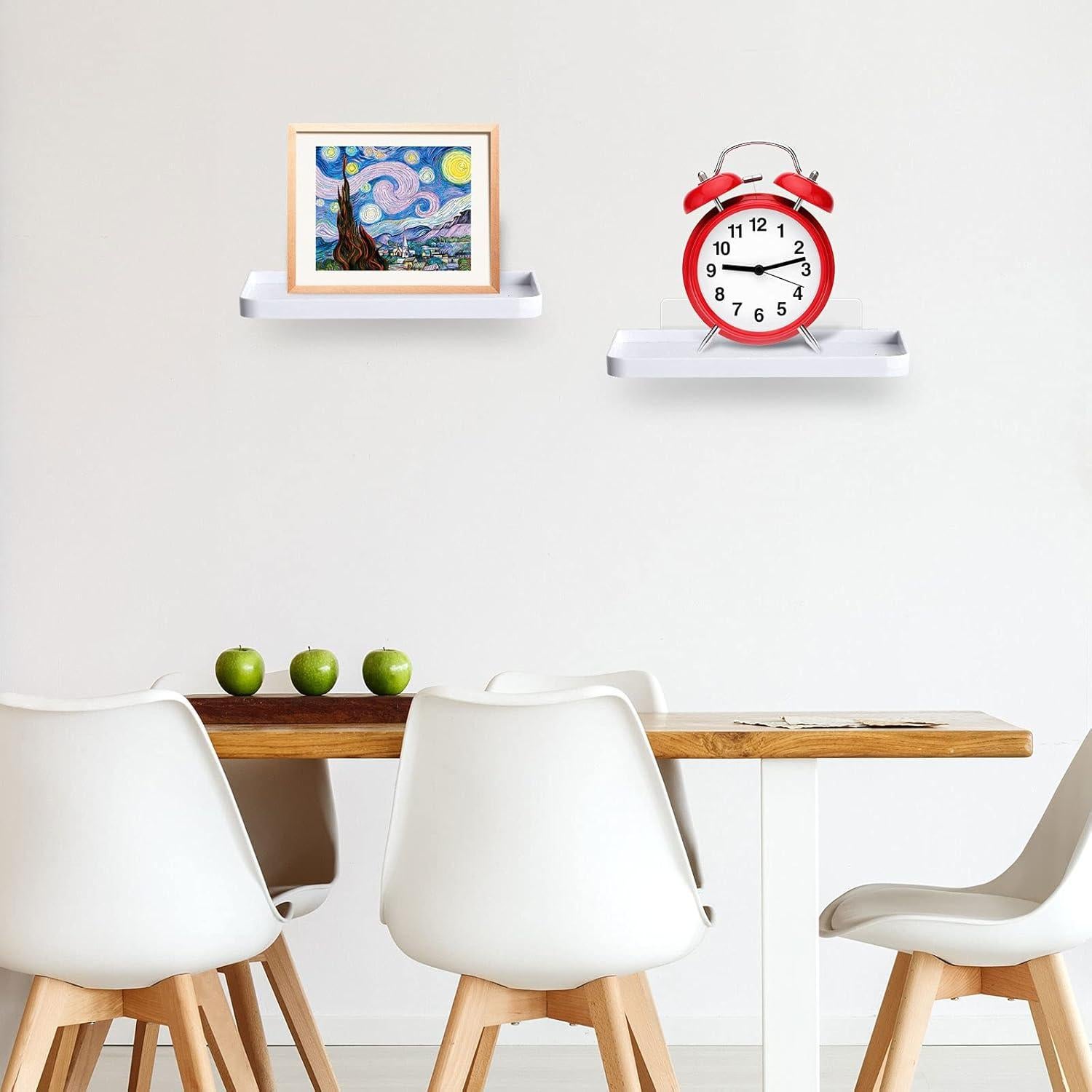 Soporte de Teléfono de Pared Adhesivo Chunful - 2 Piezas Blanco