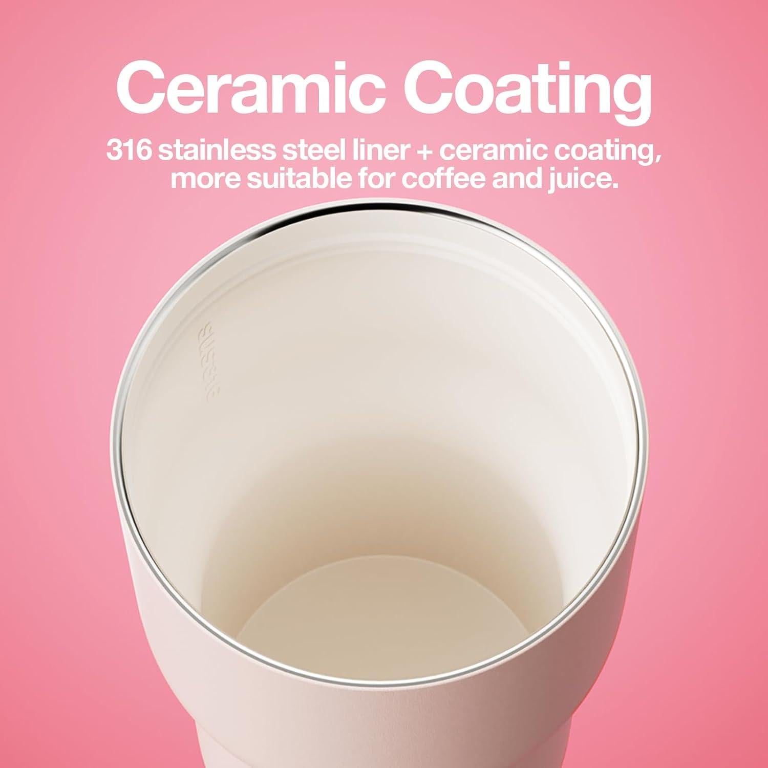 Botella de Agua Aislada CHAKO LAB 0.5 L Acero Inoxidable Limón