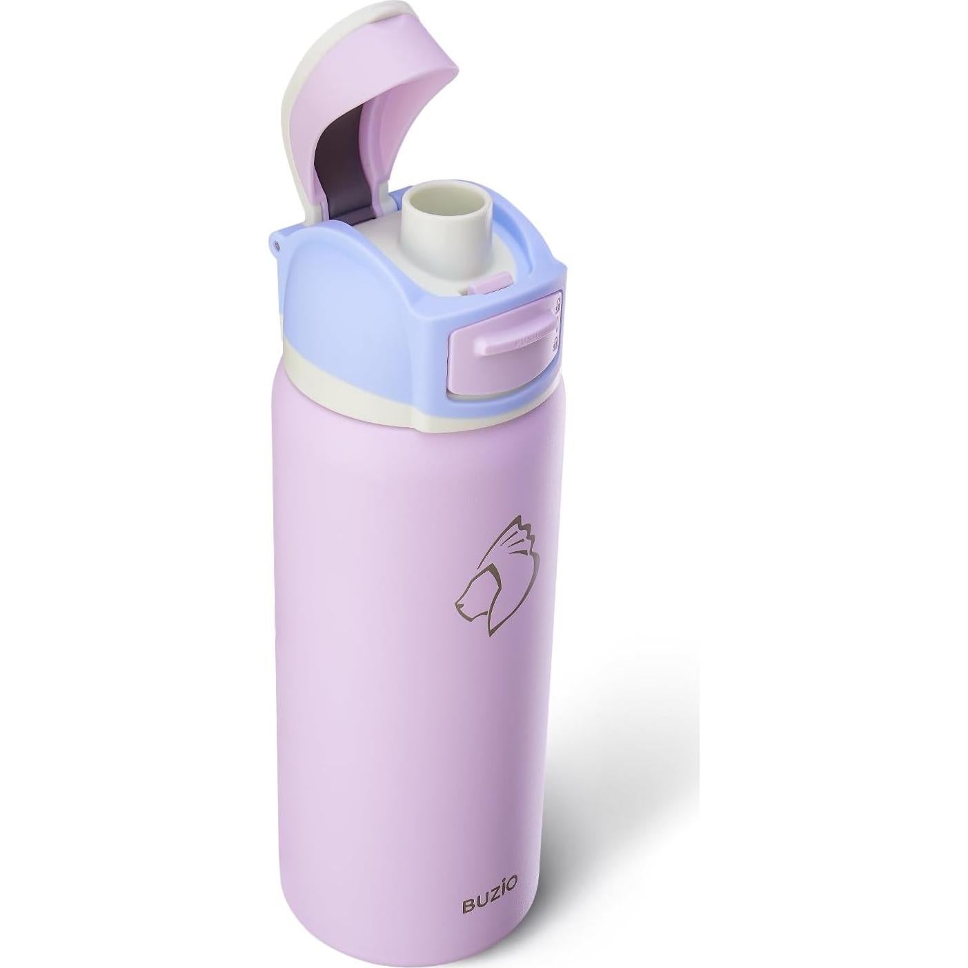 Botella de Agua Aislada BUZIO 32 oz Acero Inoxidable Púrpura