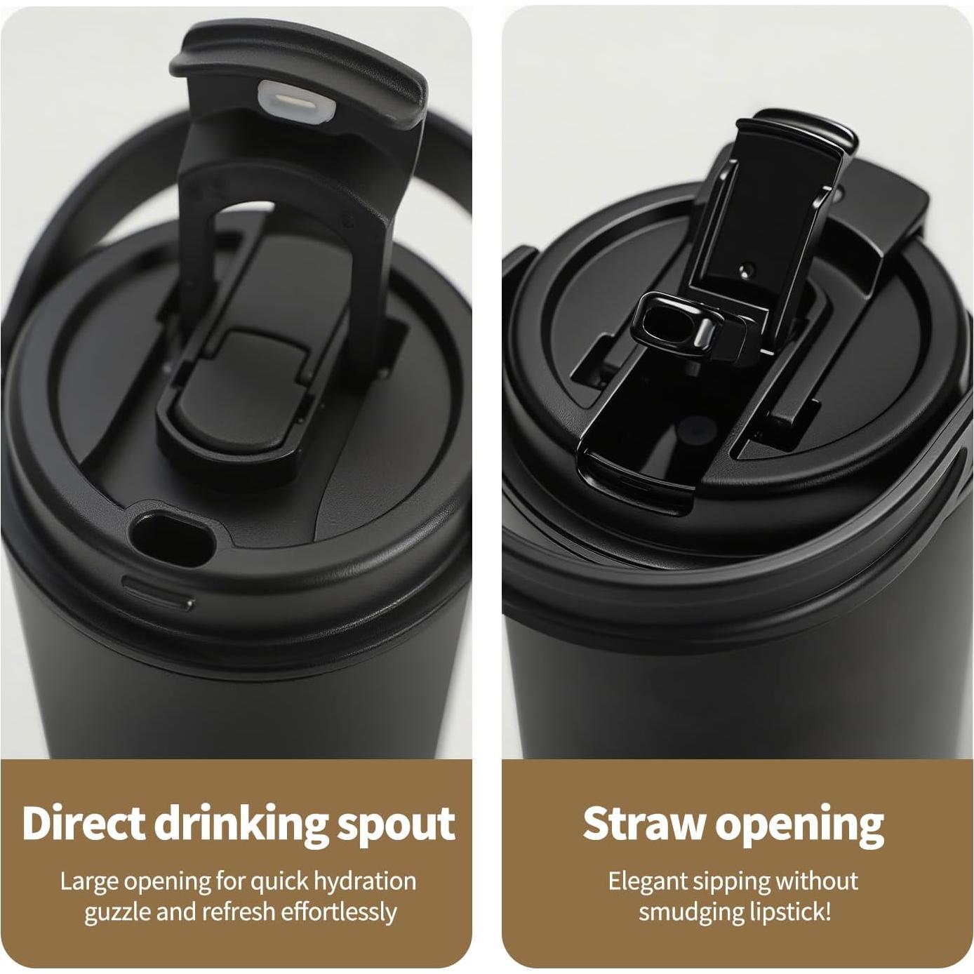 Botella de Agua 710 ml ANEWSIR Acero Inoxidable Aislada