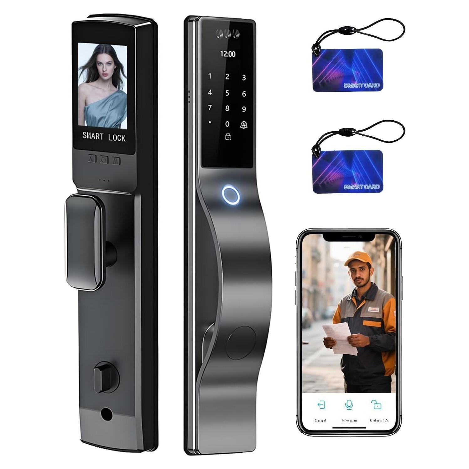 Cerradura Inteligente TianfuSpanda con Reconocimiento Facial 3D