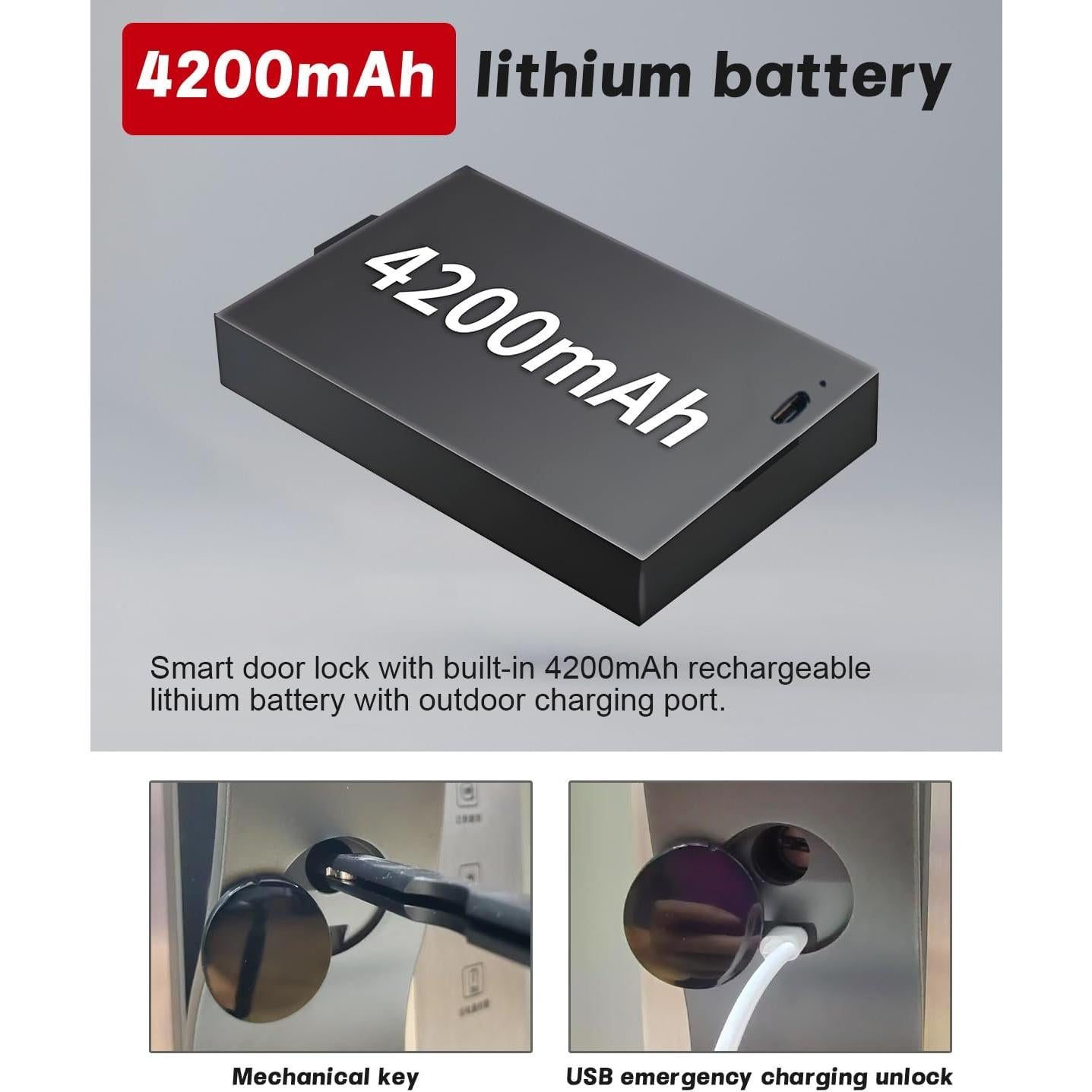 Cerradura Inteligente TianfuSpanda con Reconocimiento Facial 3D