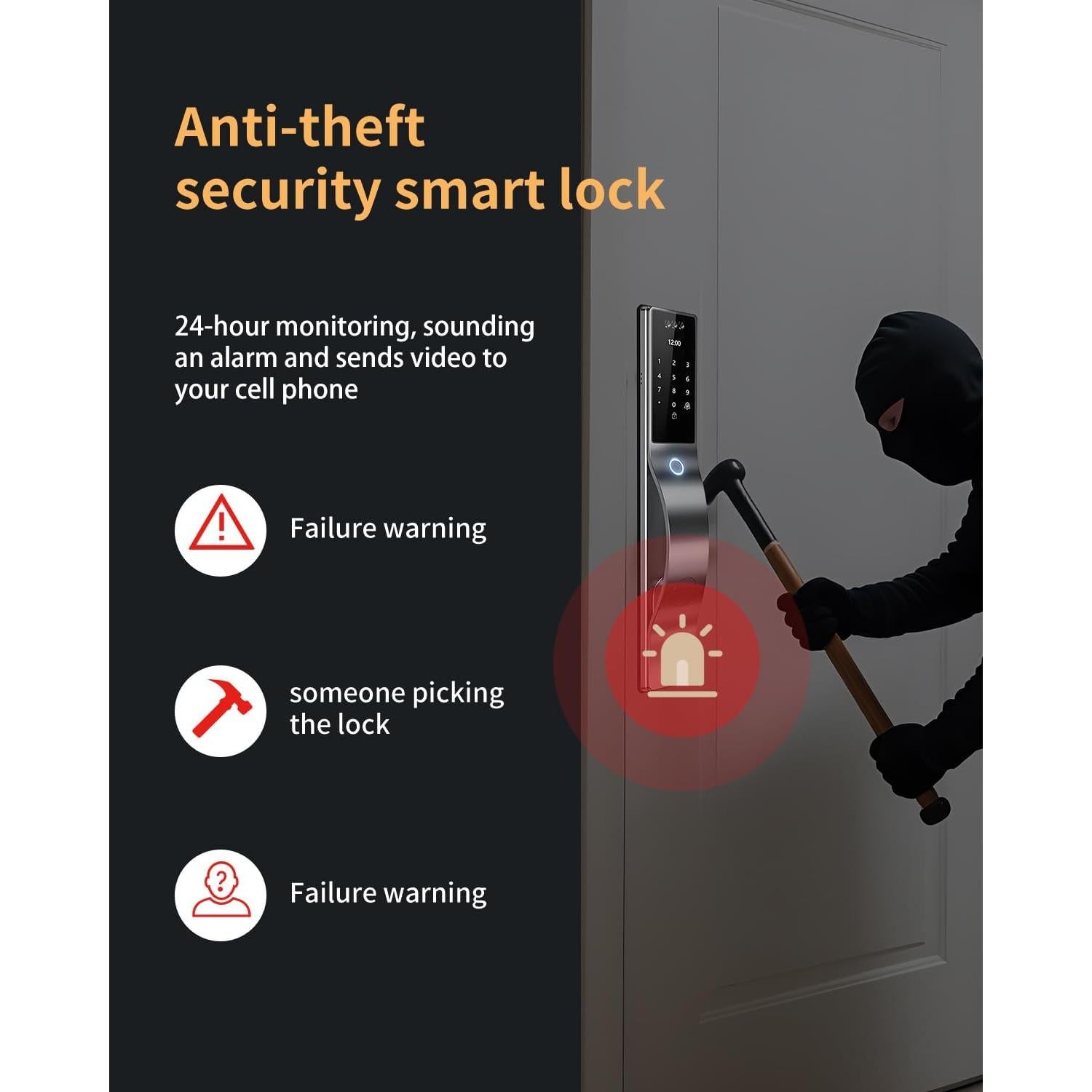 Cerradura Inteligente TianfuSpanda con Reconocimiento Facial 3D