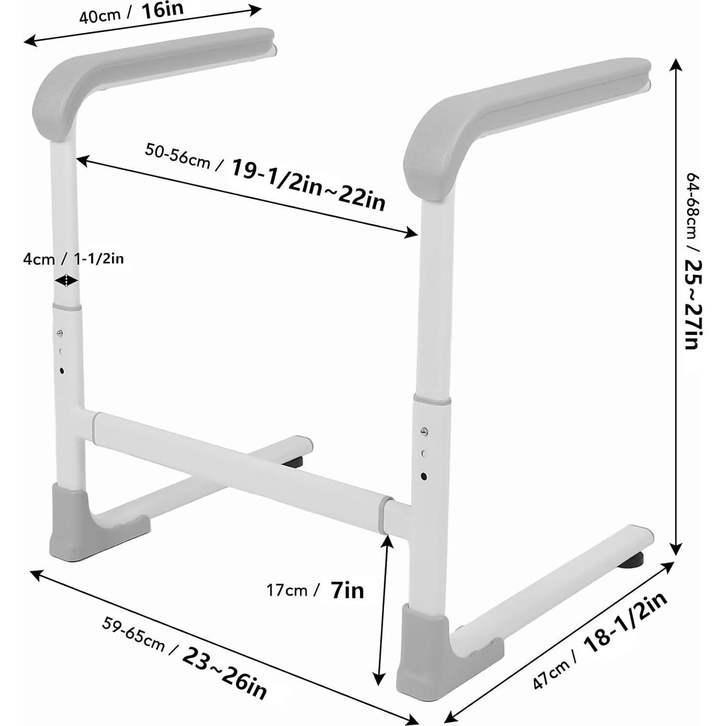 Asistente de Elevación para Ancianos Tlongxia Reposabrazos Ajustable