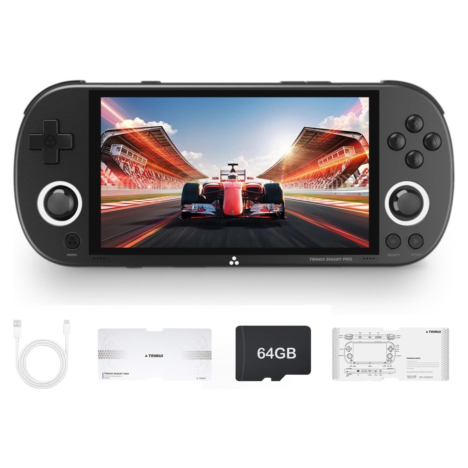 Consola de Juegos Portátil Trimui Smart Pro 64GB Pantalla 4.96"