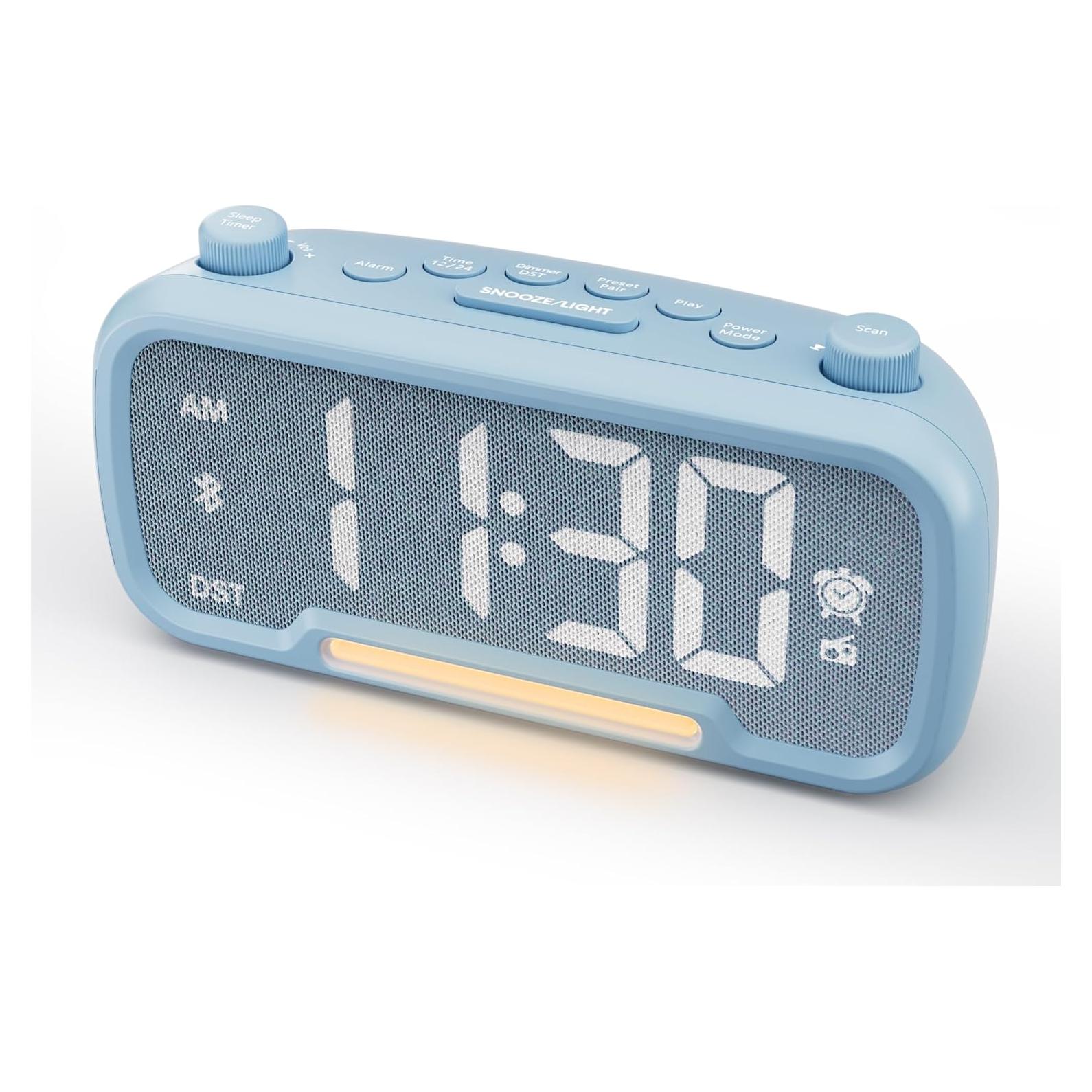 Reloj Despertador Digital Mesqool con Bluetooth y Cargadores USB