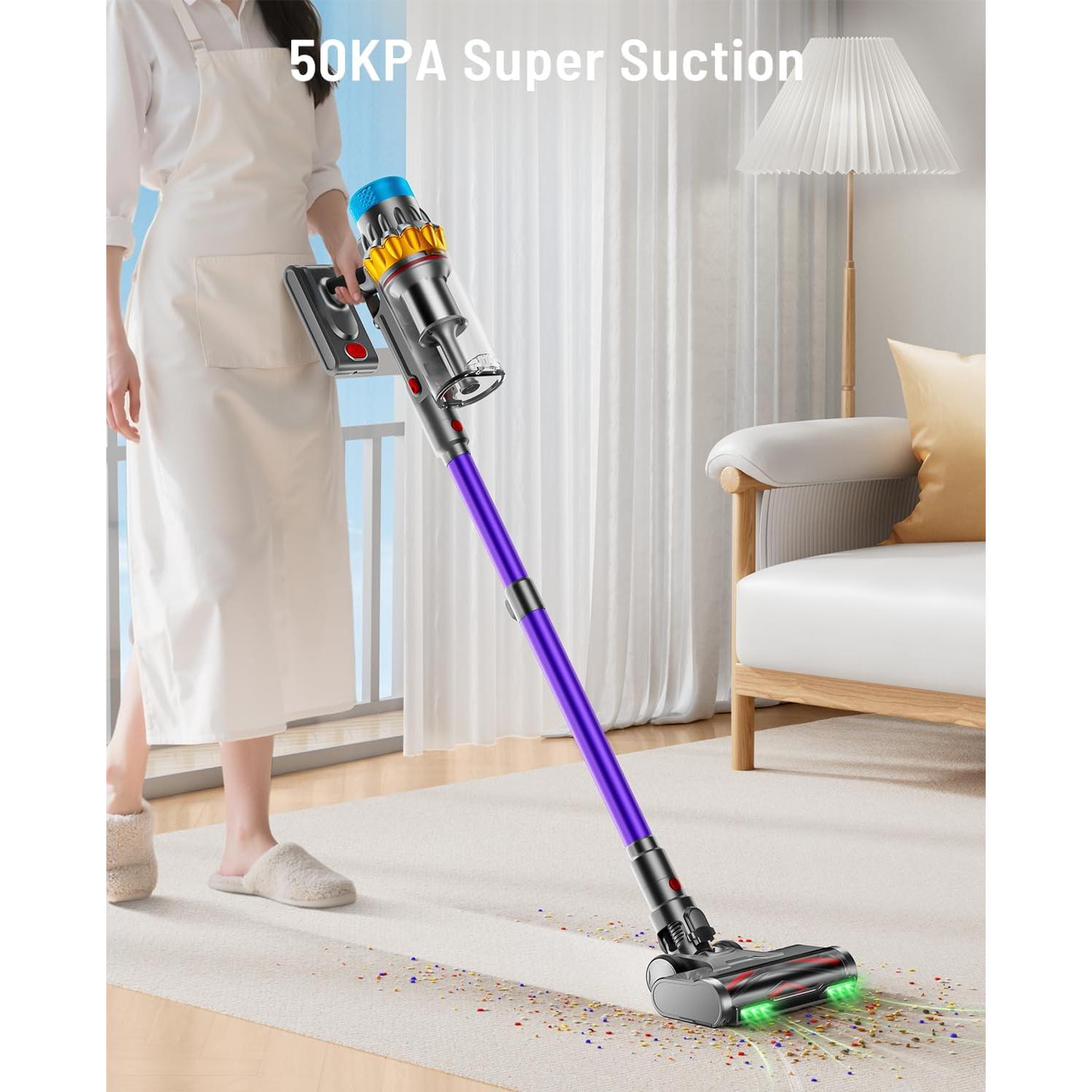 Aspiradora Inalámbrica JRFYHFT V16 PRO 600W 50KPa 70Min