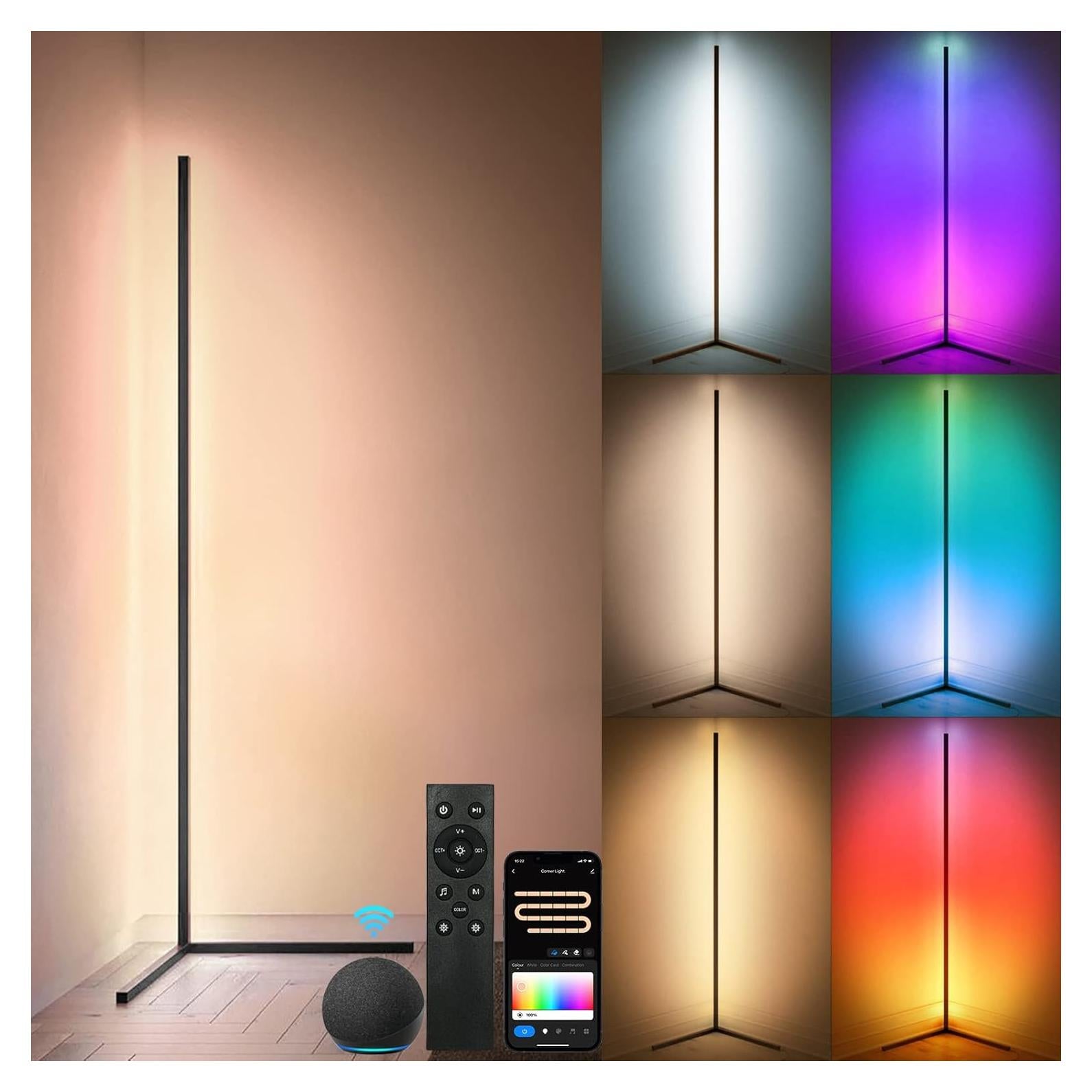 Lámpara de Esquina LED Inteligente Tacopet 155 cm RGBWW