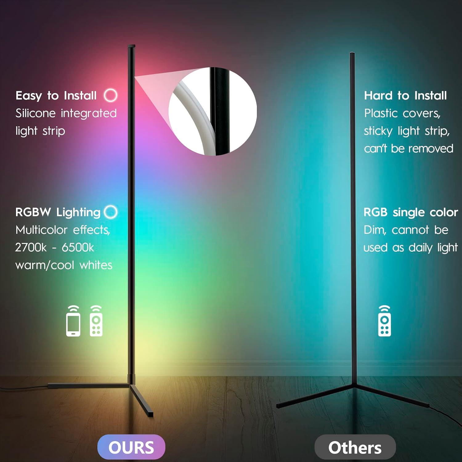 Lámpara de Esquina LED Inteligente Tacopet 155 cm RGBWW