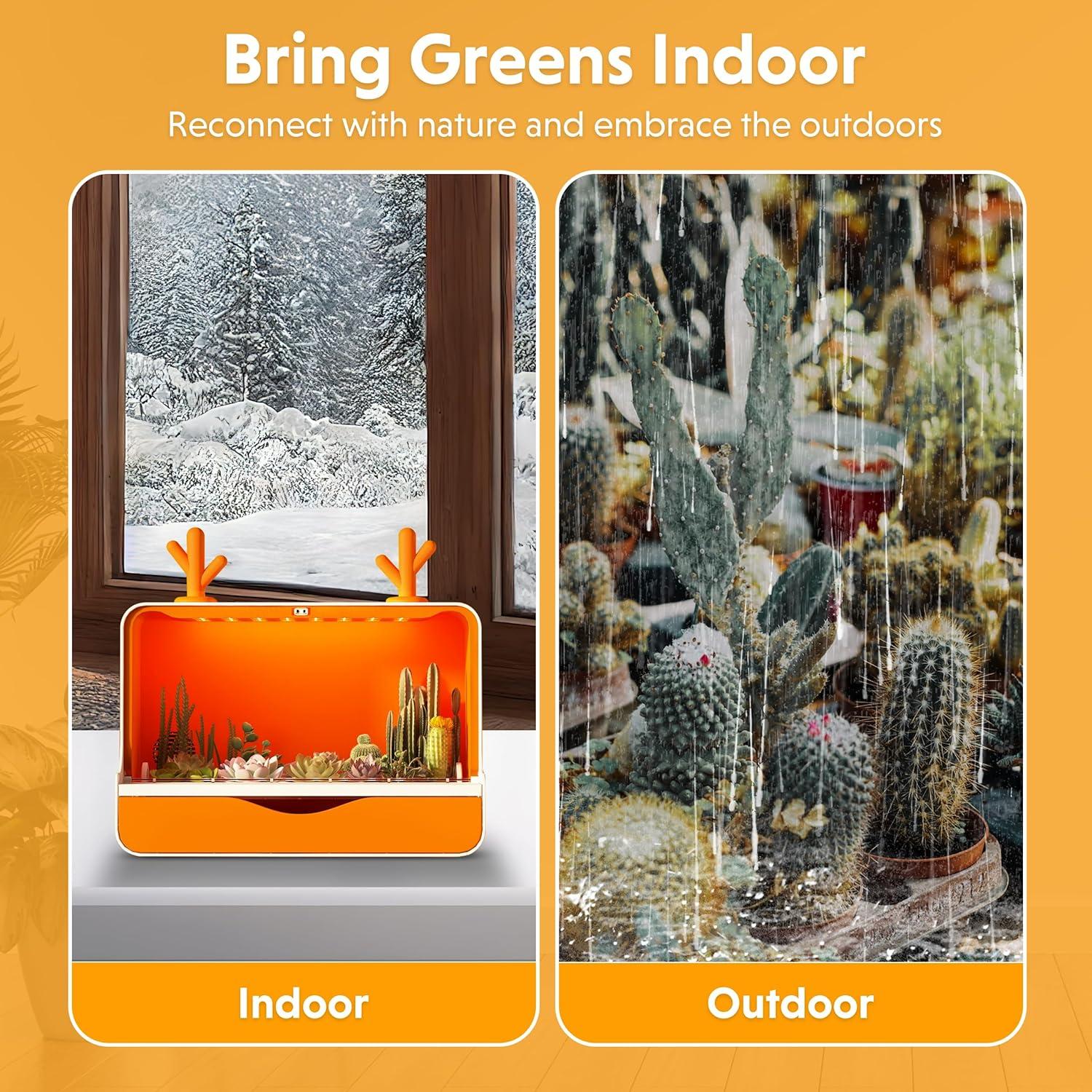 Macetas Inteligentes iFarm con Luces LED y Ventilador 28x37cm