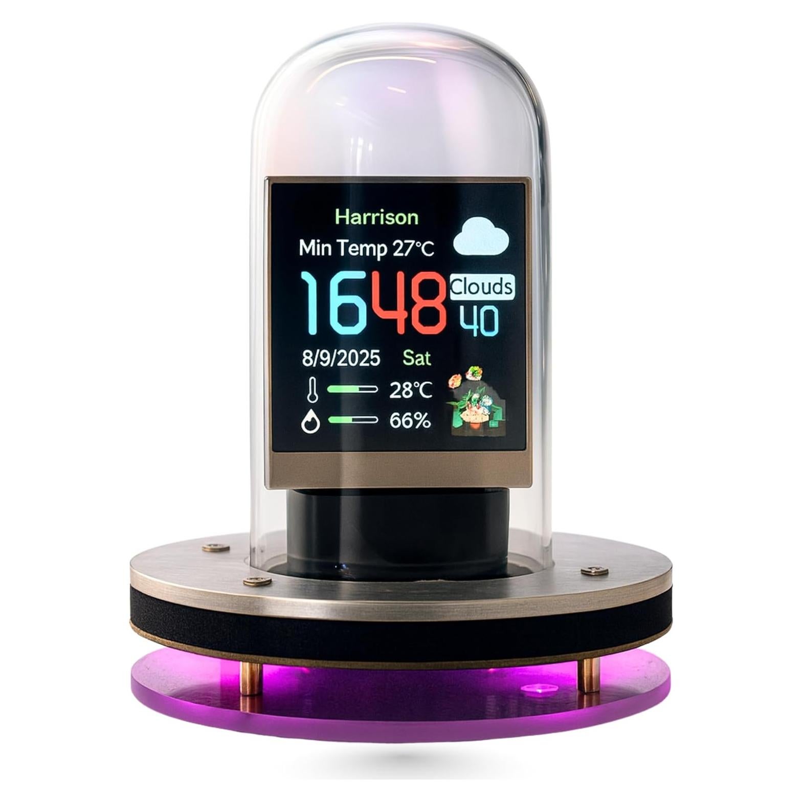 Reloj Digital Tubo Nixie CyberPuffs - Control App, Retro