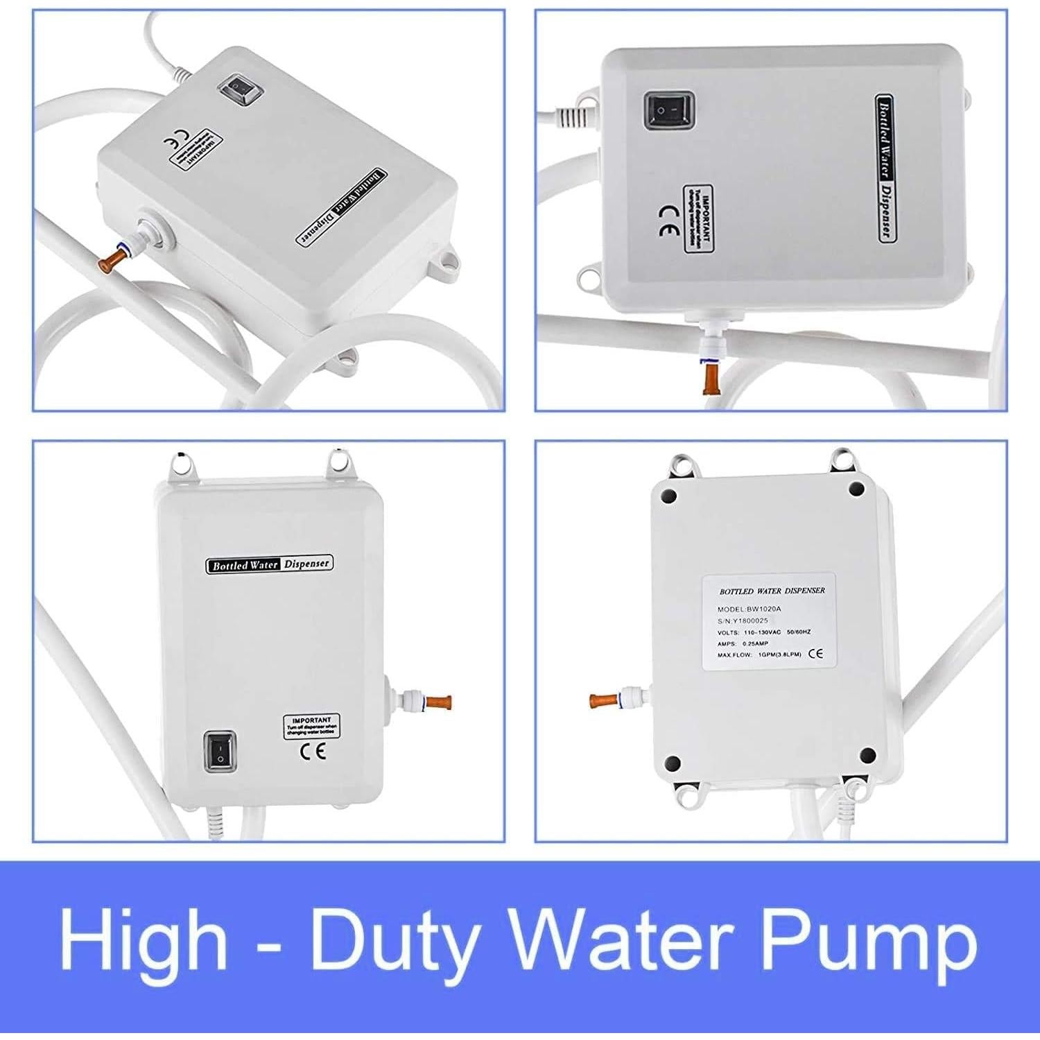 Dispensador de Agua Potable Yeehemes BW1000A 5 Galones 1GPM