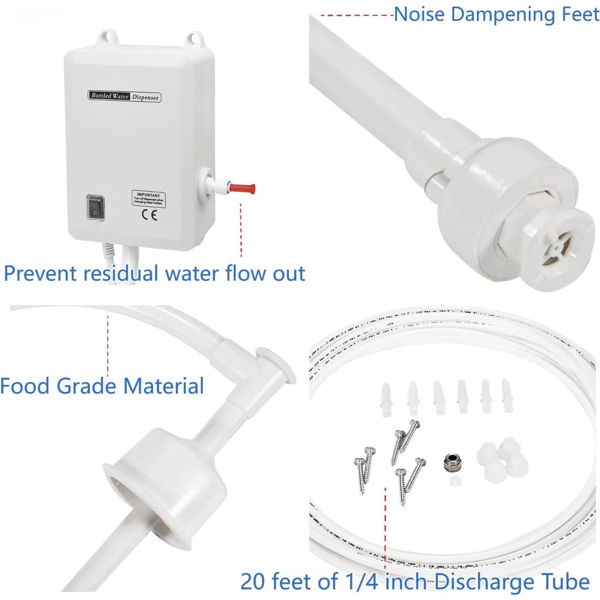Dispensador de Agua Potable Yeehemes BW1000A 5 Galones 1GPM