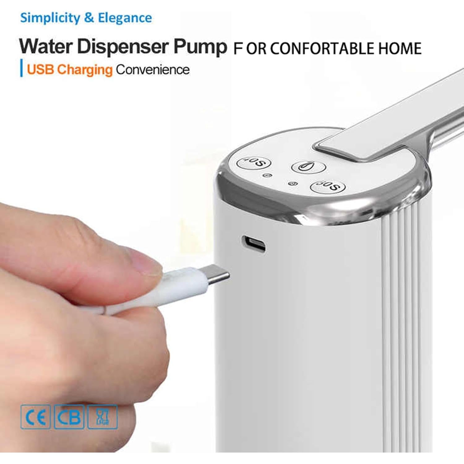 Dispensador de Agua Plegable BSJYMJIAJU 5 Galones Blanco