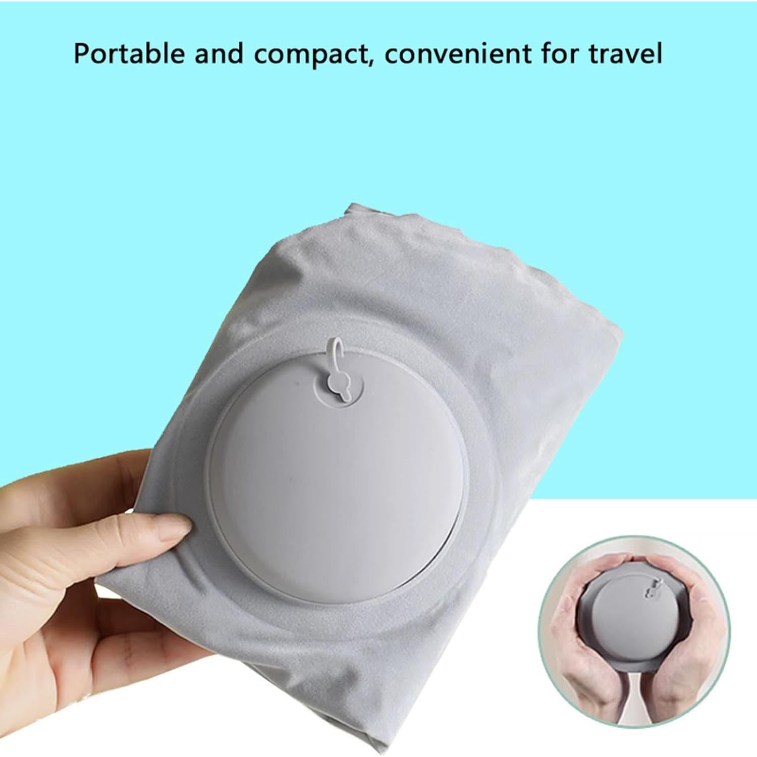 Cojín Lumbar Inflable Povinmos para Silla y Coche - Ergonomía