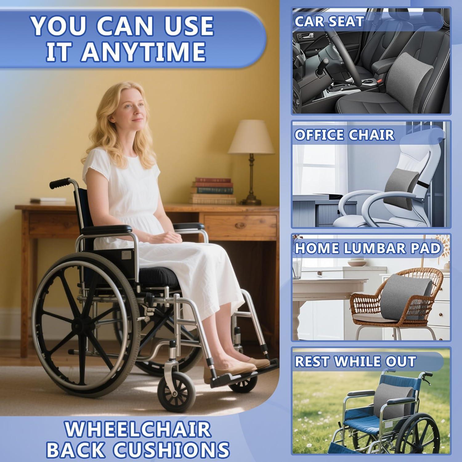 Almohada Soporte Lumbar SPRING SEAON Gris Espuma Viscoelástica