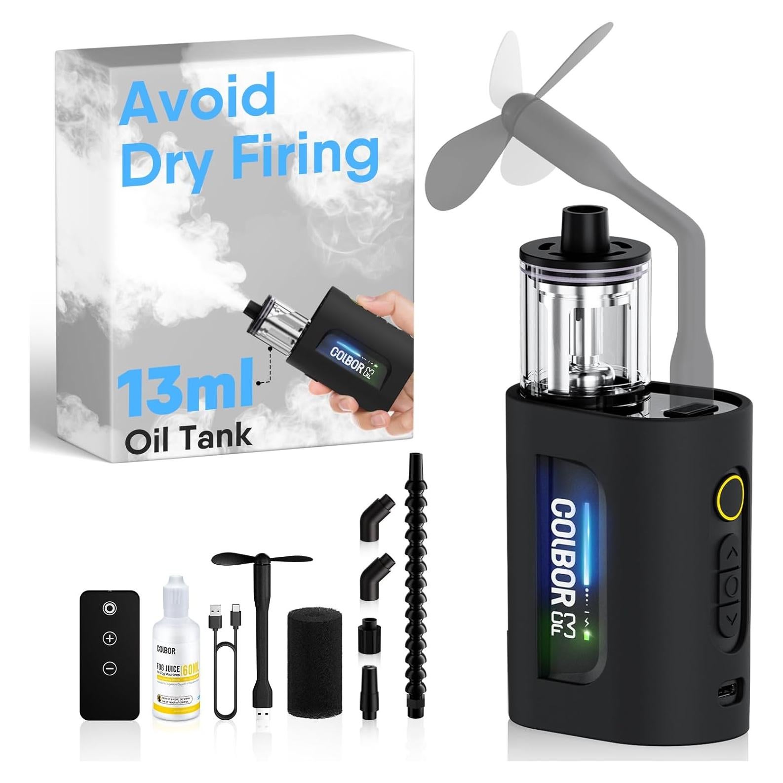 Máquina de Niebla Portátil COLBOR CF3 30W Control Remoto