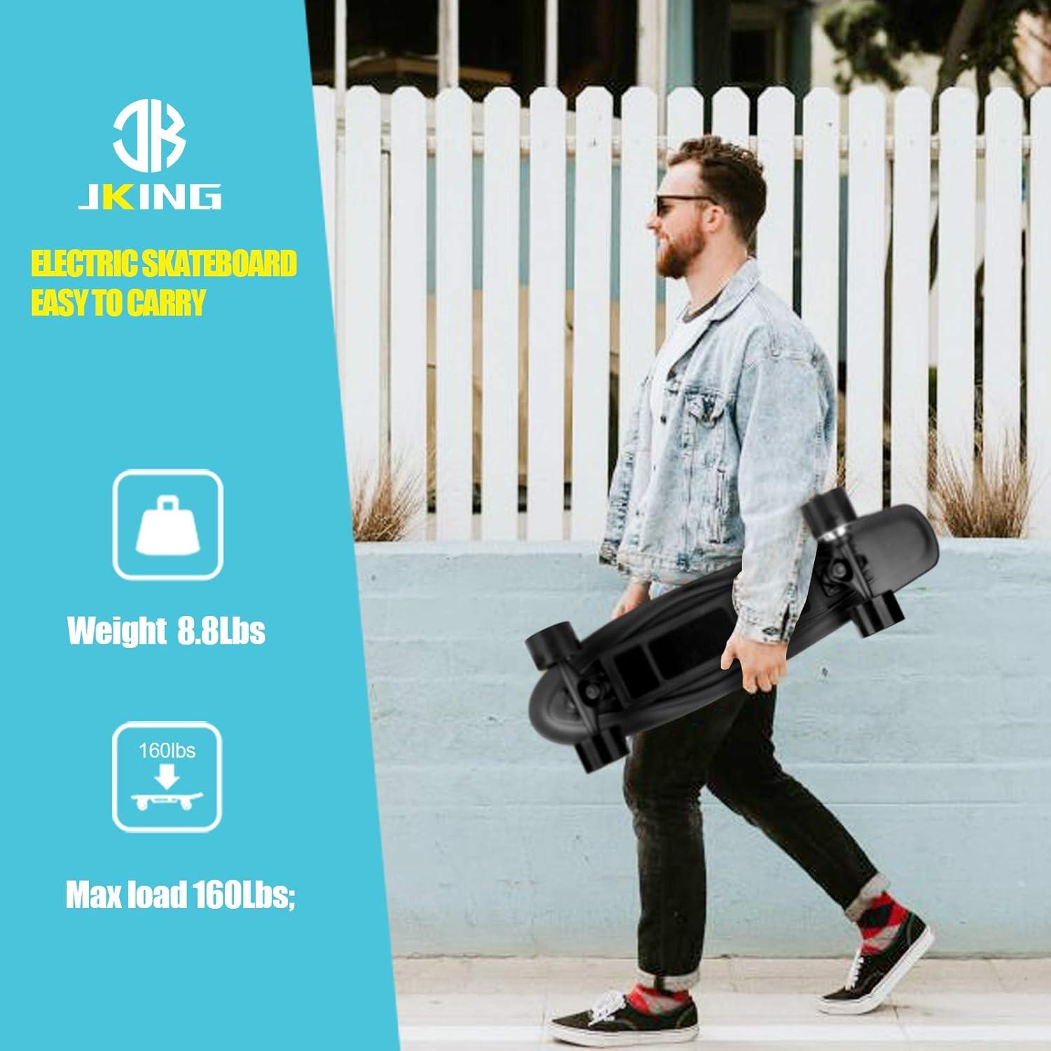 Patineta Eléctrica Longboard JKing 350W 20 km/h 8.4 km