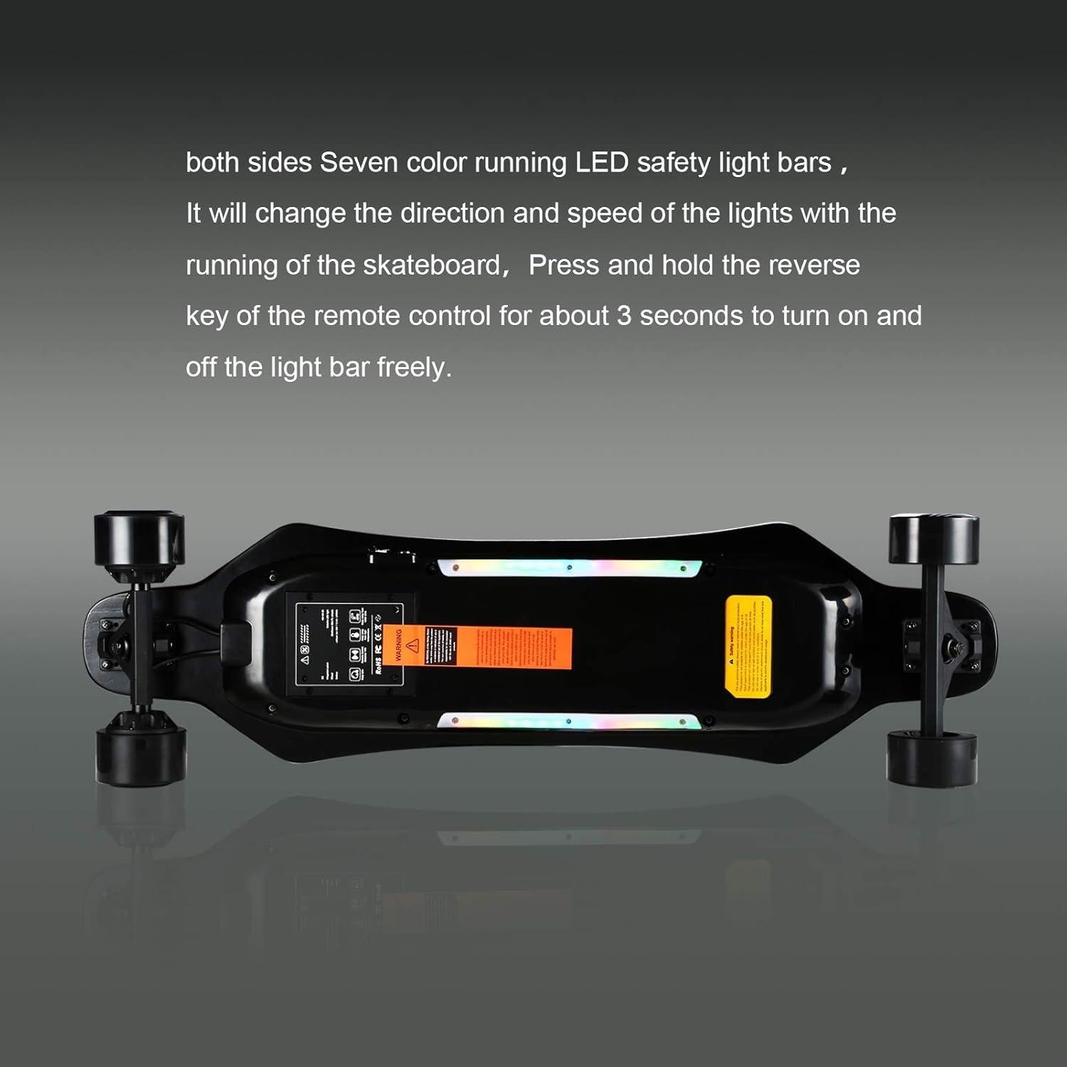 Patineta Eléctrica JKING Larga 900W 41.84 km/h 149.68 kg