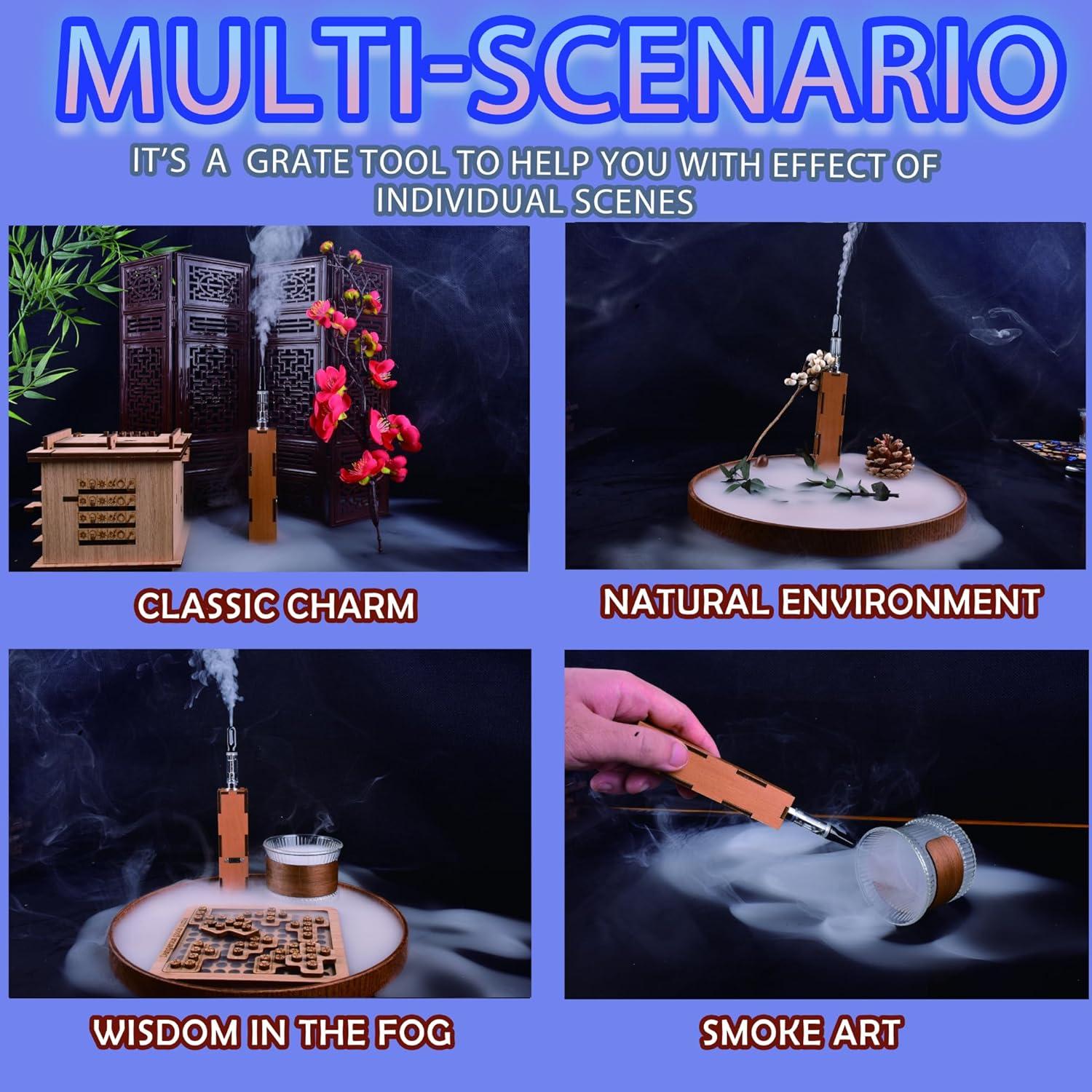 Mini máquina de humo portátil con control remoto - Efectos especiales