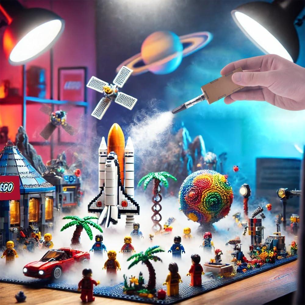 Mini máquina de humo portátil con control remoto - Efectos especiales