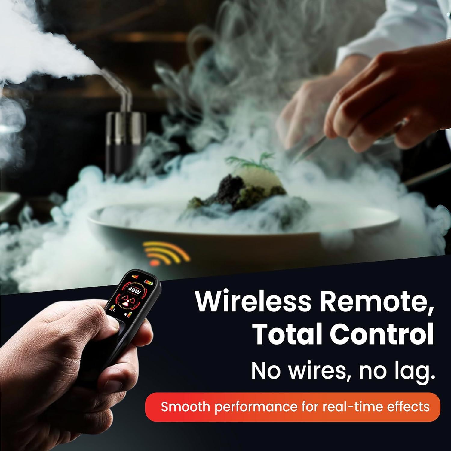 Máquina de Niebla Portátil 40W - Carga Rápida 18W - H1