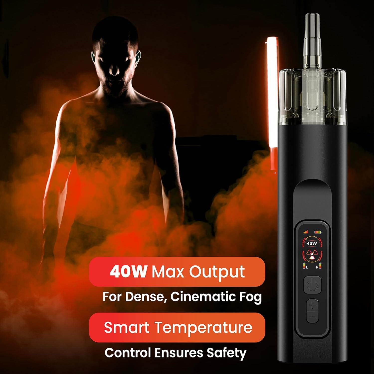 Máquina de Niebla Portátil 40W - Carga Rápida 18W - H1