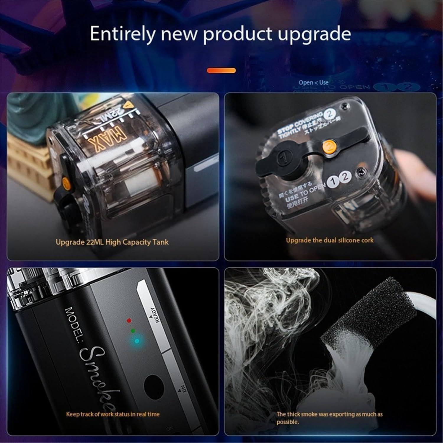 Máquina de Niebla Portátil LENSGO Smoke Go 22ML para Eventos