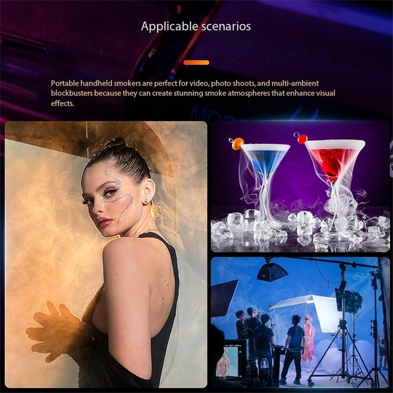 Máquina de Niebla Portátil LENSGO Smoke Go 22ML para Eventos