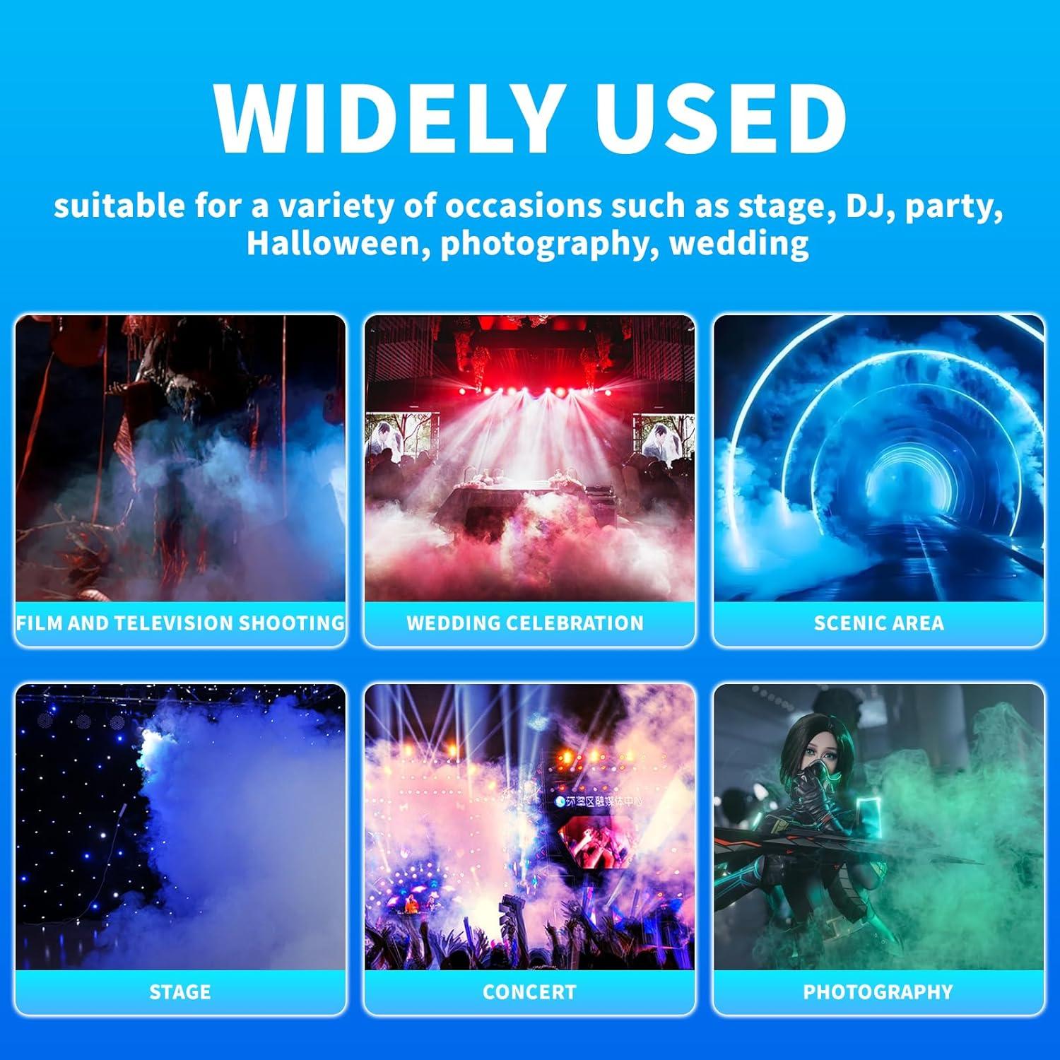 Máquina de Niebla 400W Mini con Control Remoto y Tanque 500ml