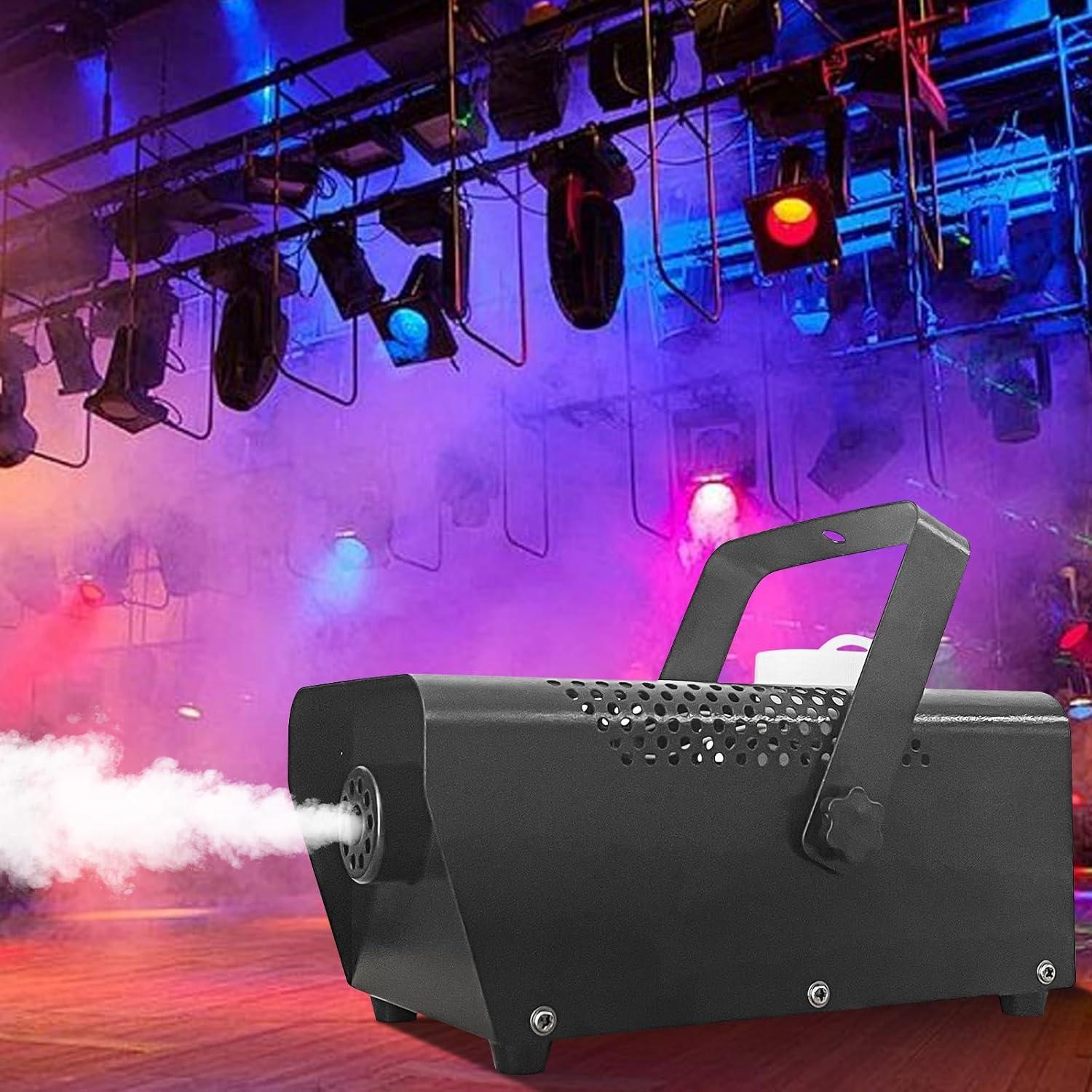 Máquina de Niebla 400W Mini con Control Remoto y Tanque 500ml