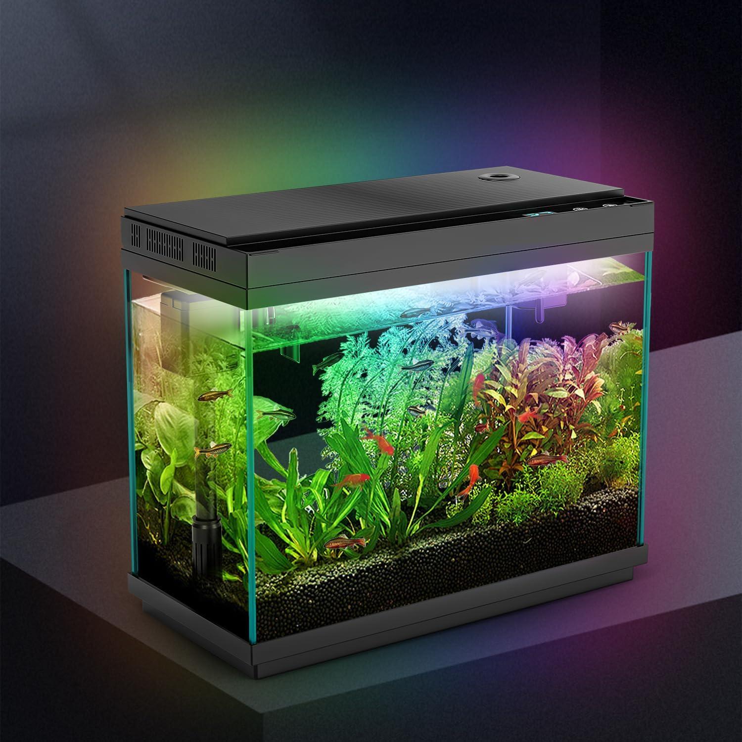 Acuario Inteligente Rechale 9L con Bomba Silenciosa y LED RGB