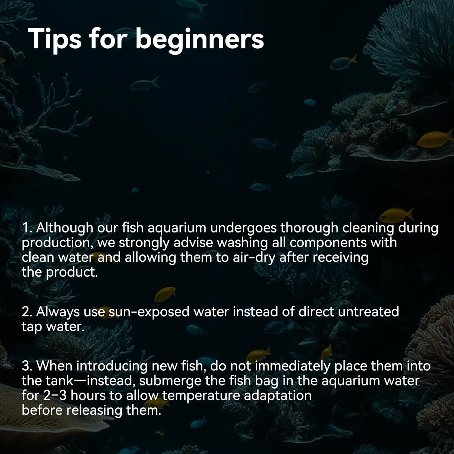 Kit de Acuario 1.5 Galones Wagrvuy con Filtración y LED