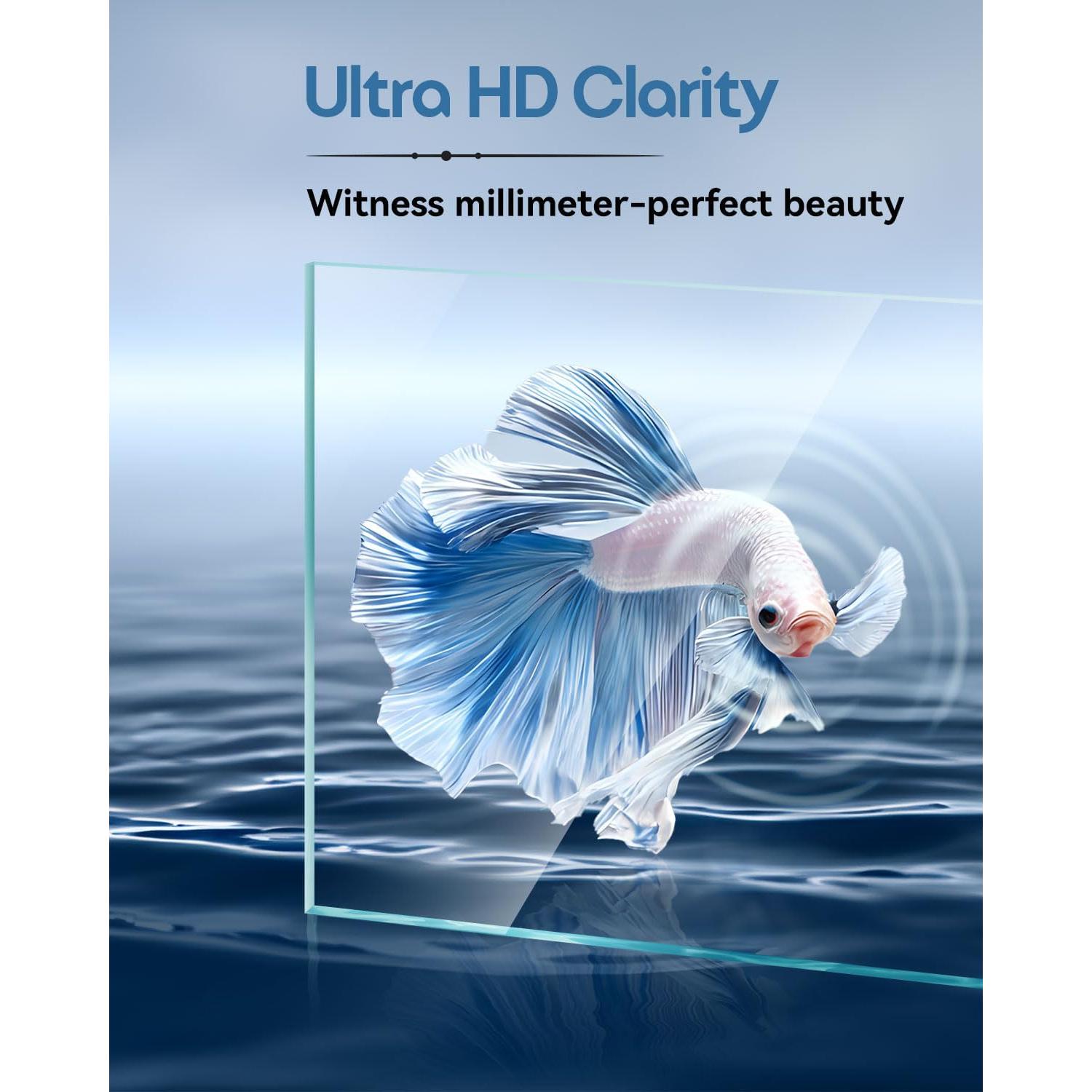 Kit Acuario de Vidrio 9.5 L Minilake con Filtro y Luz LED