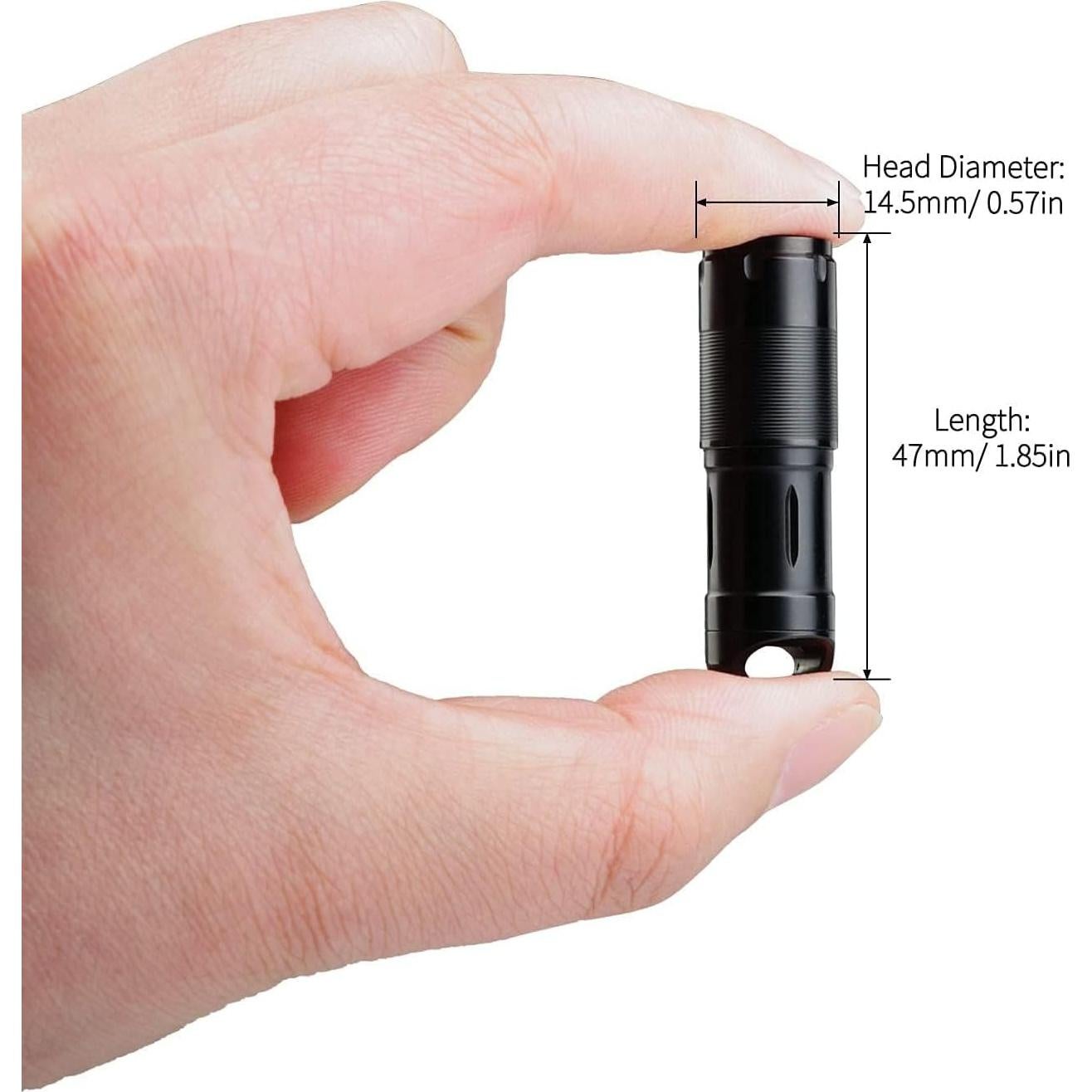 Linterna LED MecArmy X2S Mini EDC Acero Inoxidable 130 Lúmenes