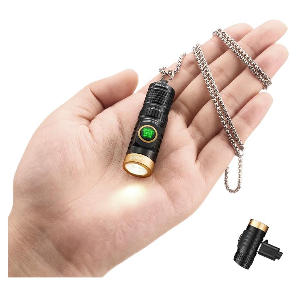 Linterna de Llavero Recargable Yemao 600 Lúmenes Mini EDC