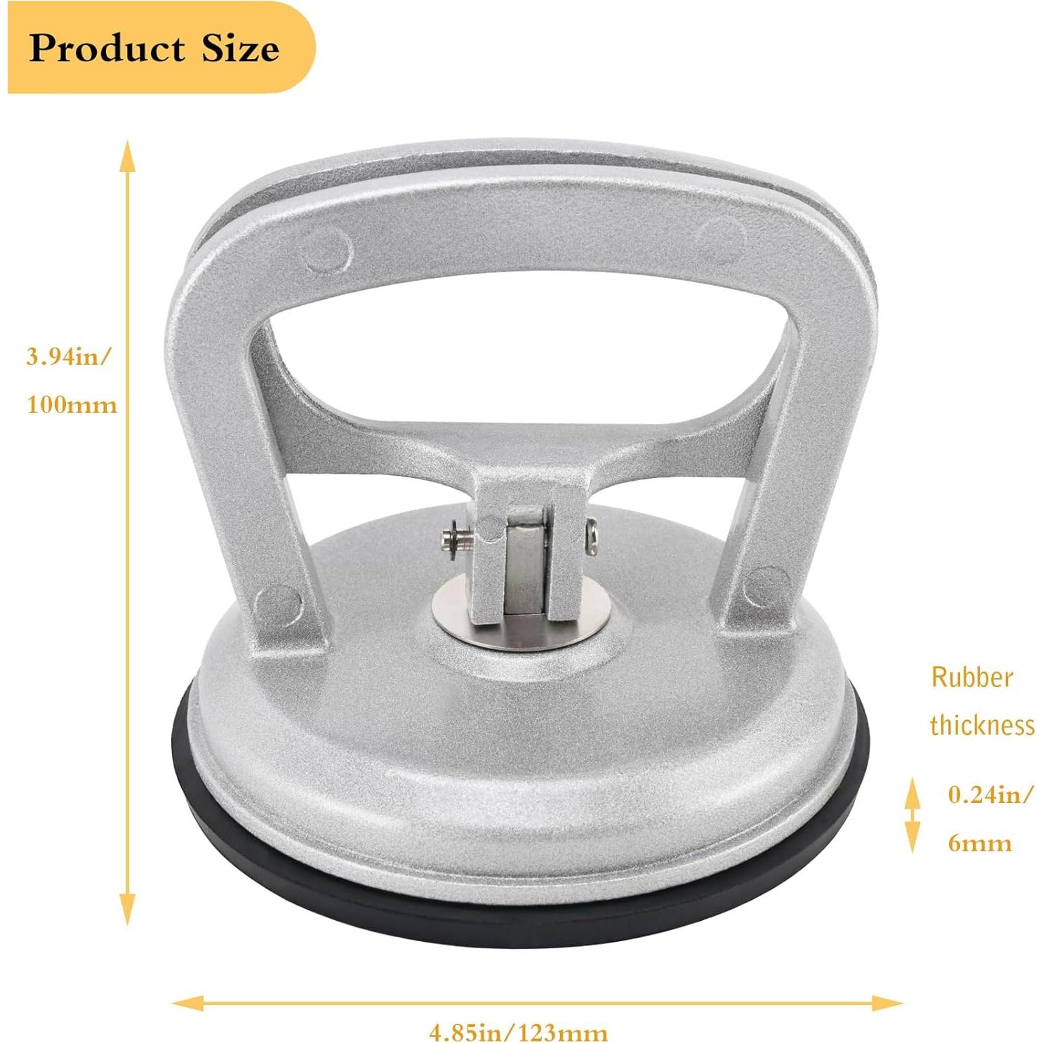 Elevador de Ventosas de Vidrio Aluminio 2Pack 50kg ASDFGHT