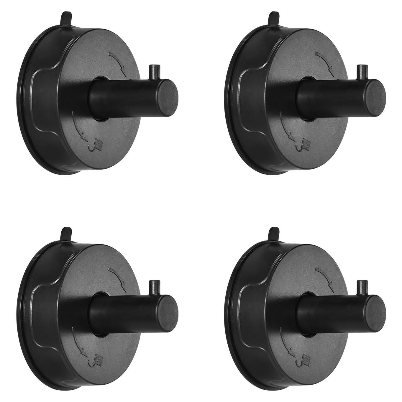 Ganchos de Ventosa DHLXH para Cocina y Baño - 4 Unidades