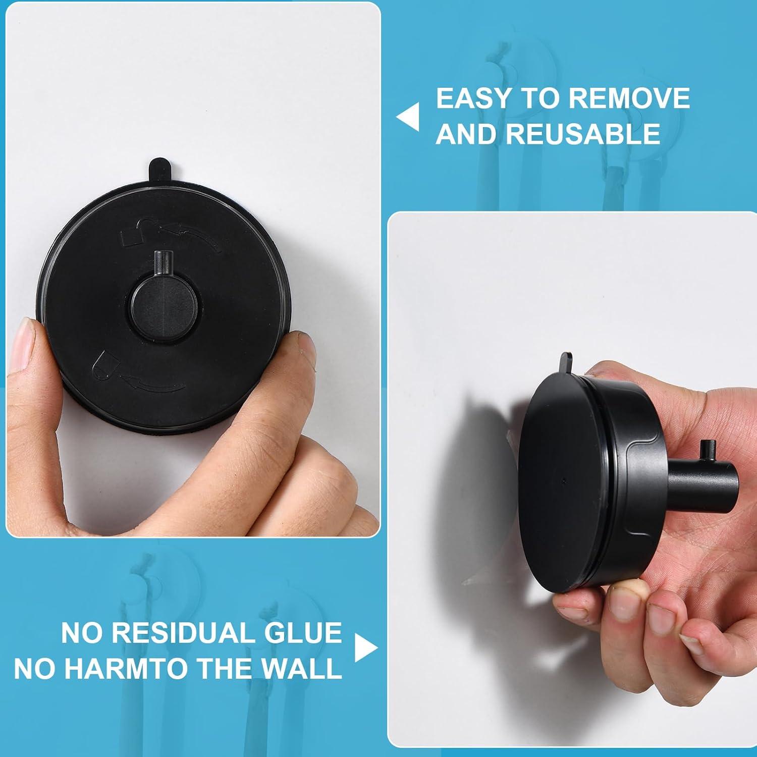 Ganchos de Ventosa DHLXH para Cocina y Baño - 4 Unidades