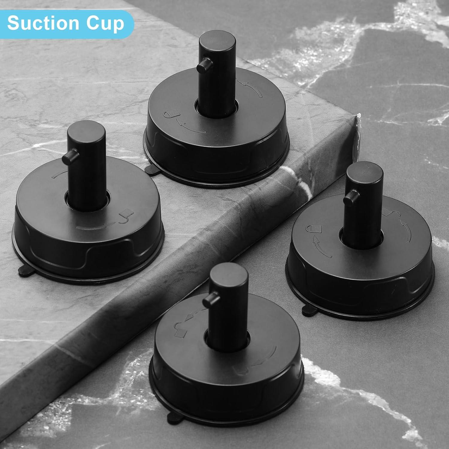 Ganchos de Ventosa DHLXH para Cocina y Baño - 4 Unidades