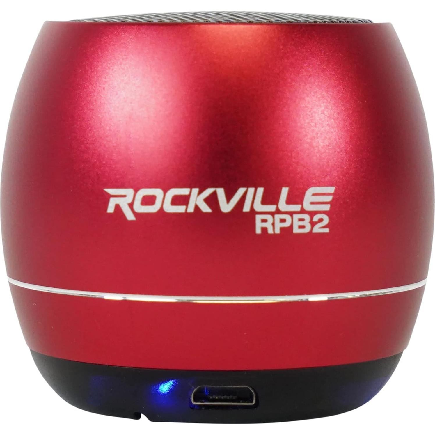 Altavoces Bluetooth Rockville RPB3-RED Portátiles TWS 10h