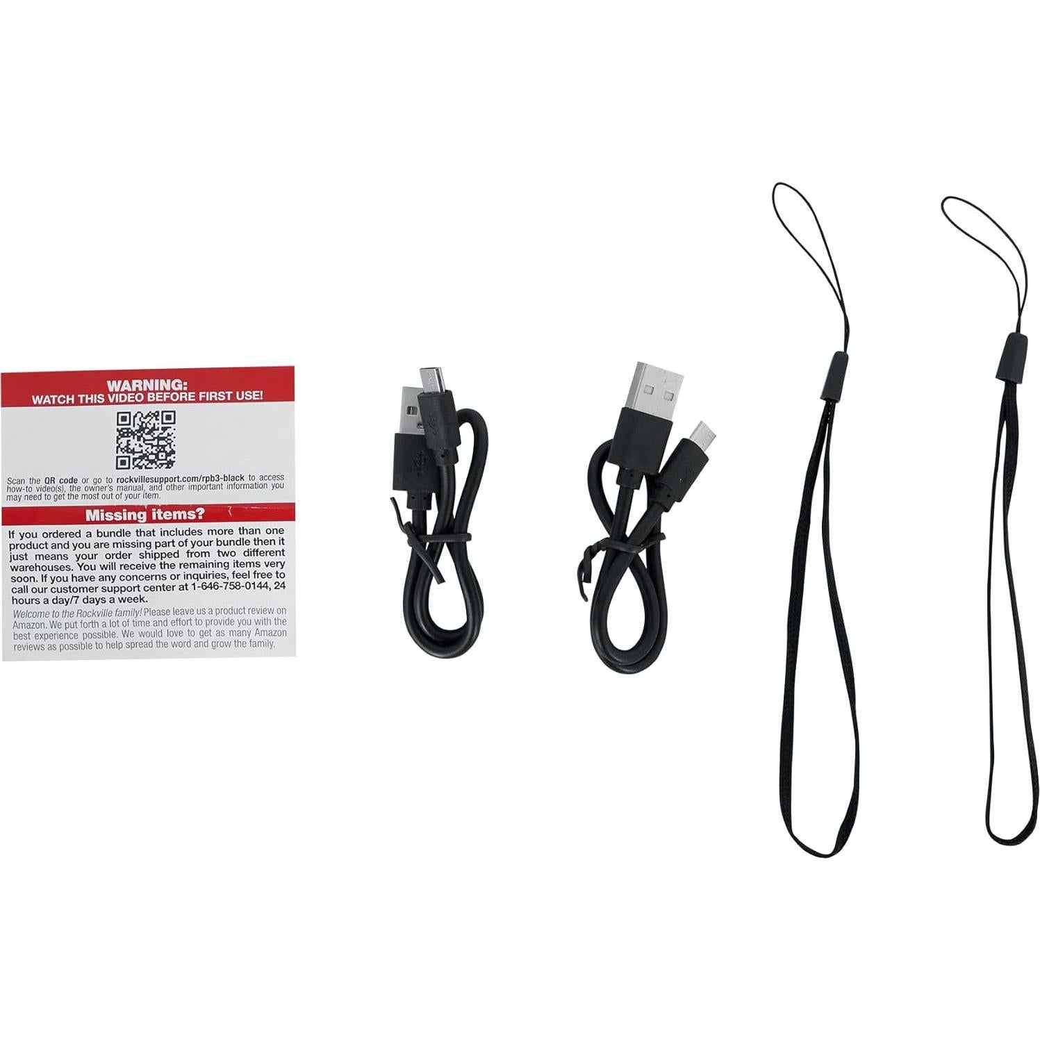 Altavoces Bluetooth Rockville RPB3-RED Portátiles TWS 10h