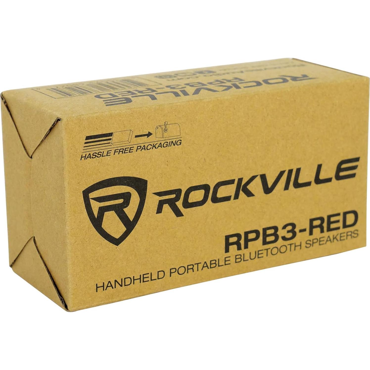 Altavoces Bluetooth Rockville RPB3-RED Portátiles TWS 10h